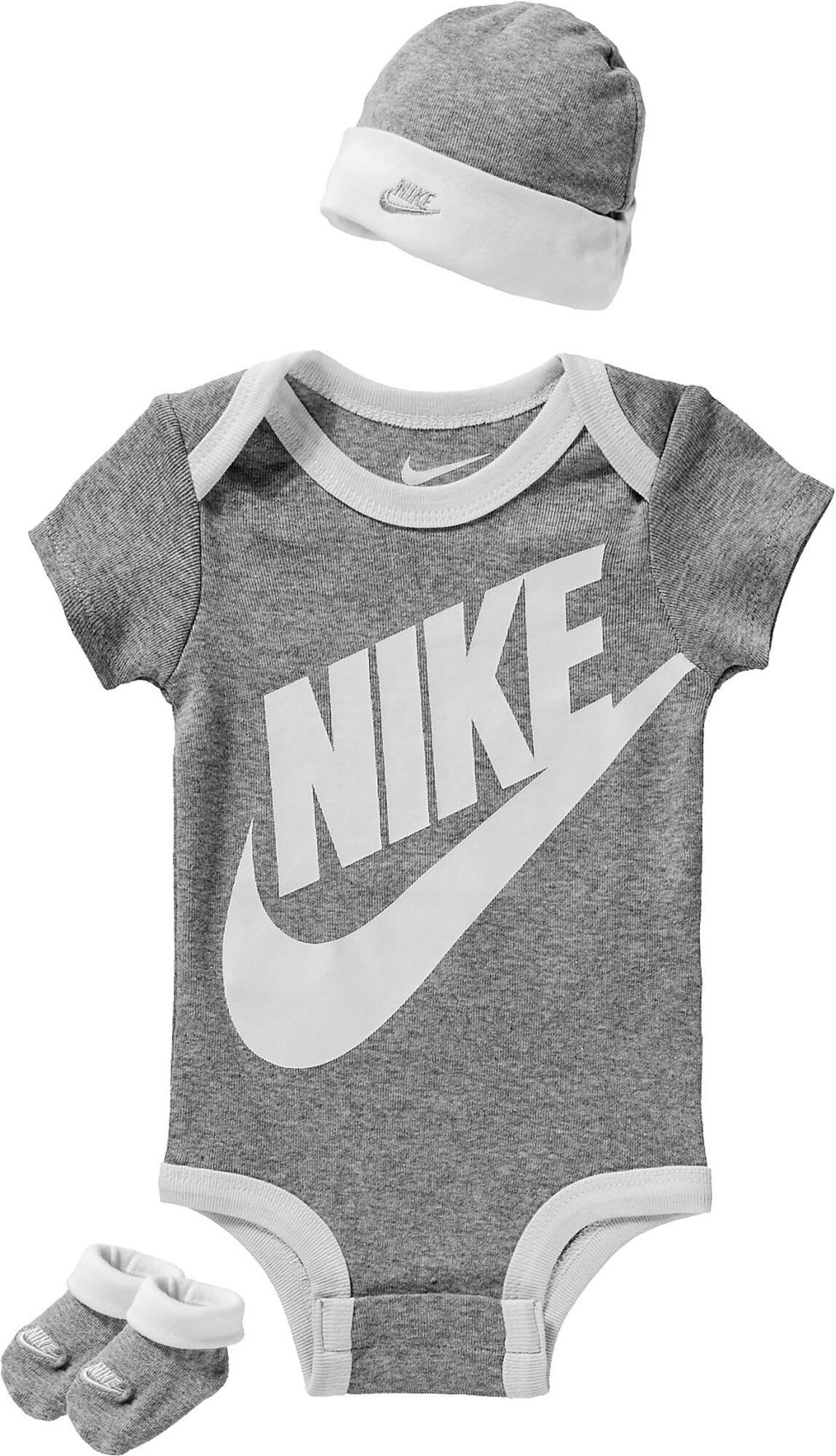 Nike Sportswear Set Futura  gri închis / alb