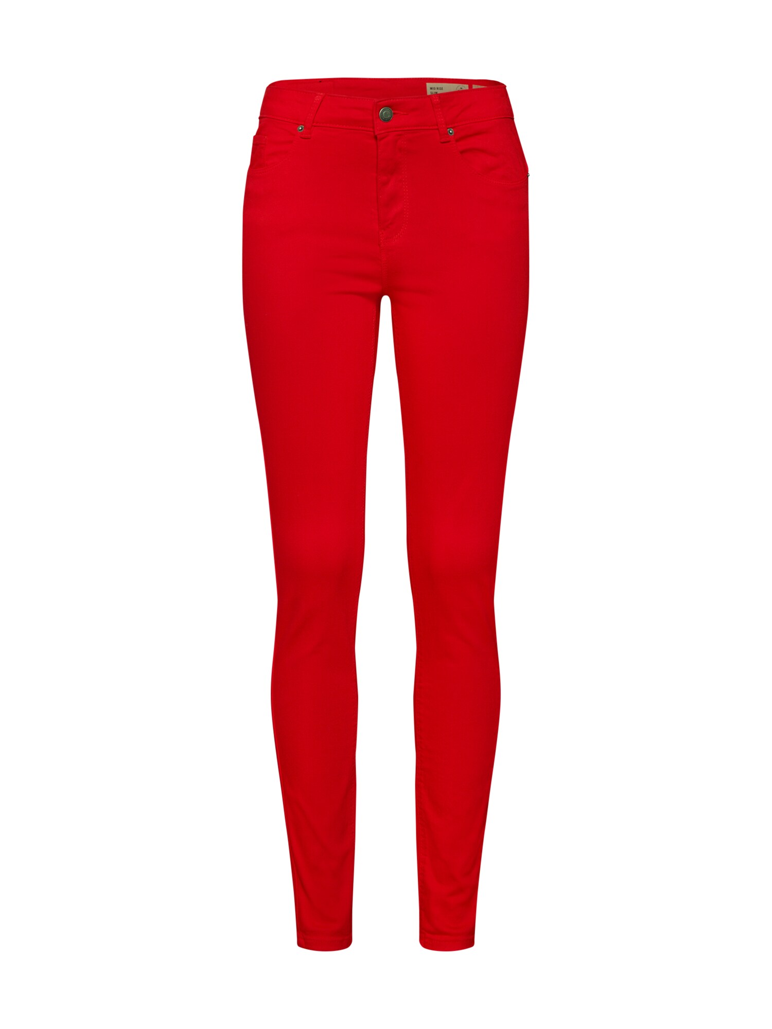Vero Moda Dames Broek Vmhot Seven Mr Slim Push Up Pants Noos Vuurrood vero moda kopen in de aanbieding
