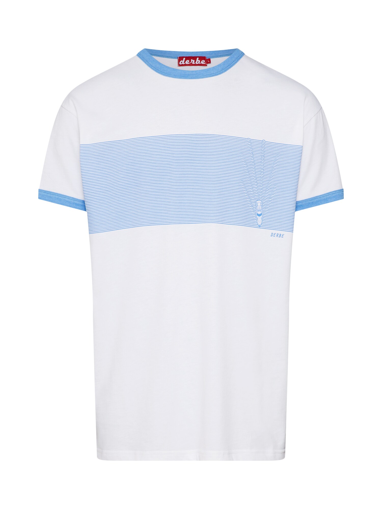 Derbe Heren Shirt Kink Blauw Wit derbe kopen in de aanbieding