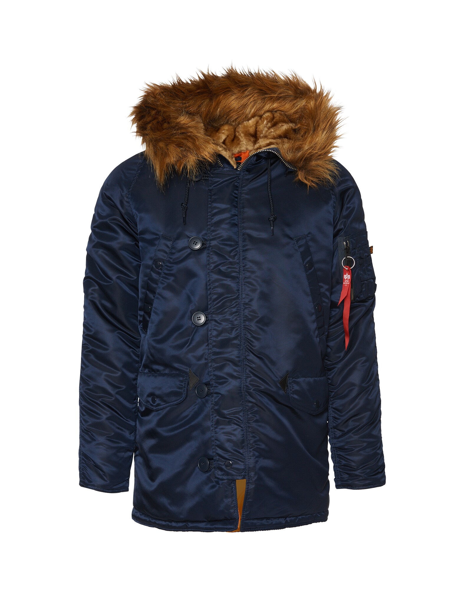 ALPHA INDUSTRIES Žieminė striukė  tamsiai mėlyna
