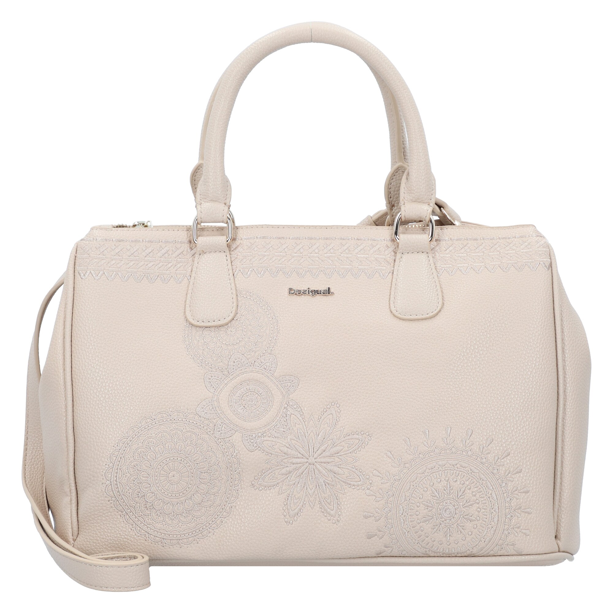 Desigual Dames Handtas Dark Amber Beige desigual kopen in de aanbieding