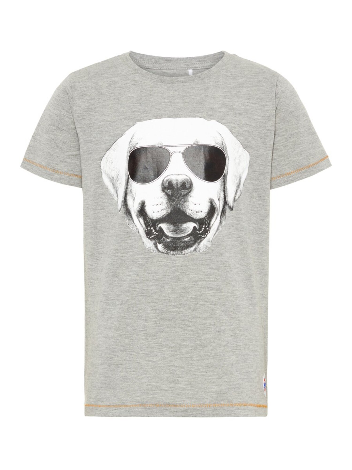 Name It Jongens Shirt Grijs Gemeleerd Zwart Wit name it kopen in de aanbieding