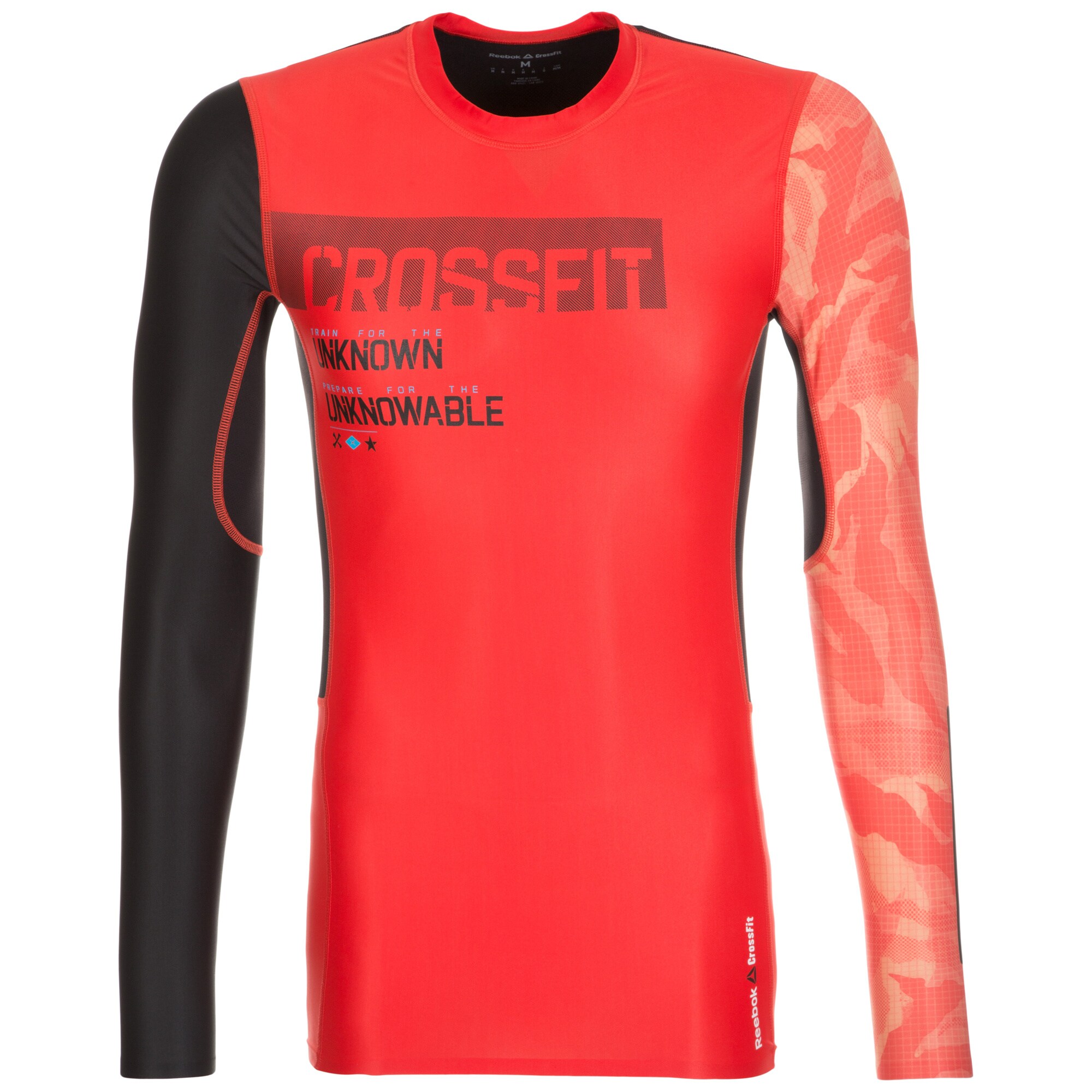 Reebok Heren Functioneel Shirt Crossfit Compression Rood Zwart reebok kopen in de aanbieding