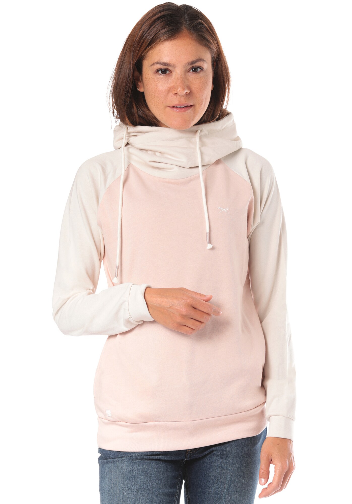 Iriedaily Dames Sweatshirt Rosa Wit iriedaily kopen in de aanbieding