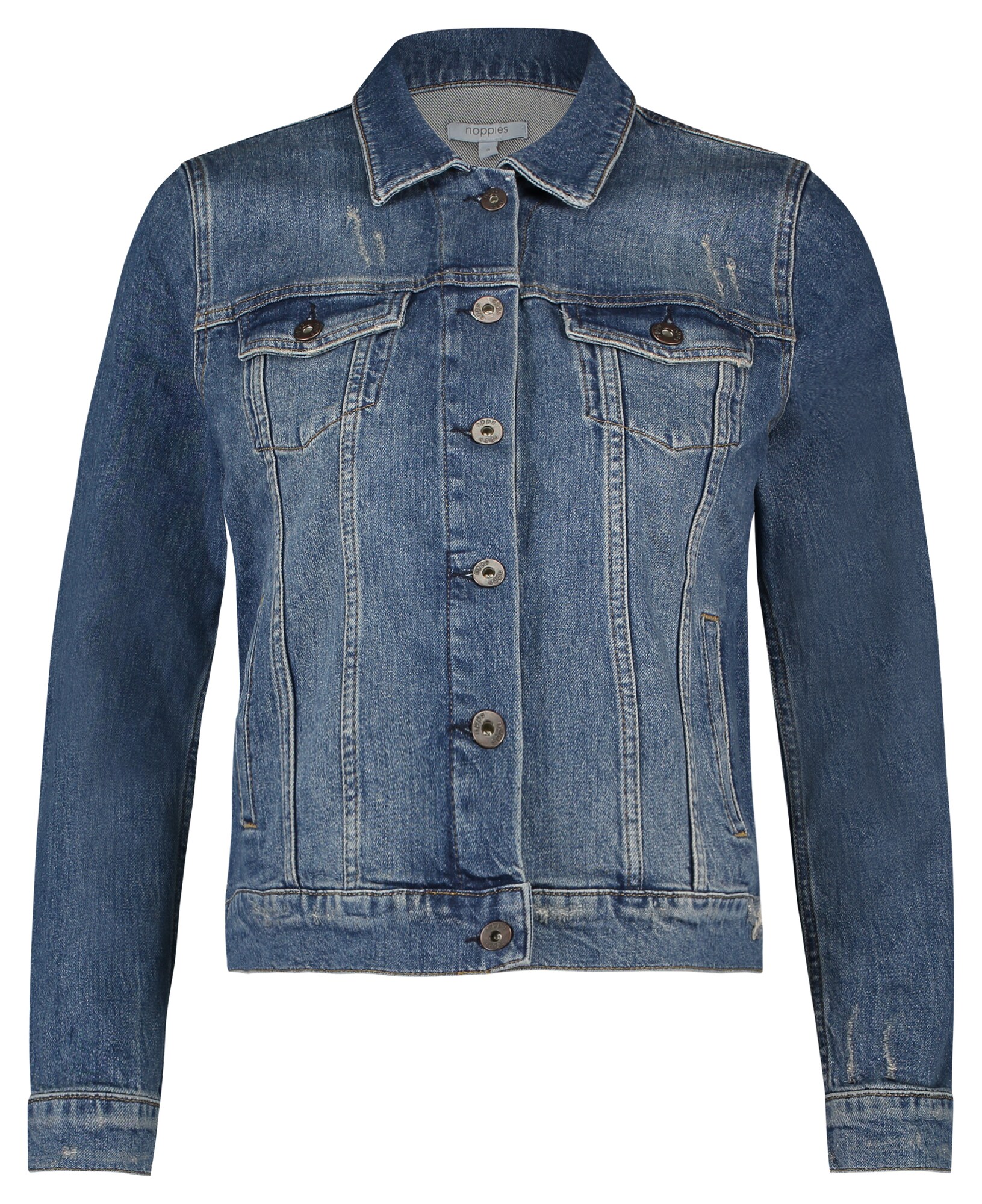 Noppies Dames Tussenjas Vintage Blauw Denim noppies kopen in de aanbieding