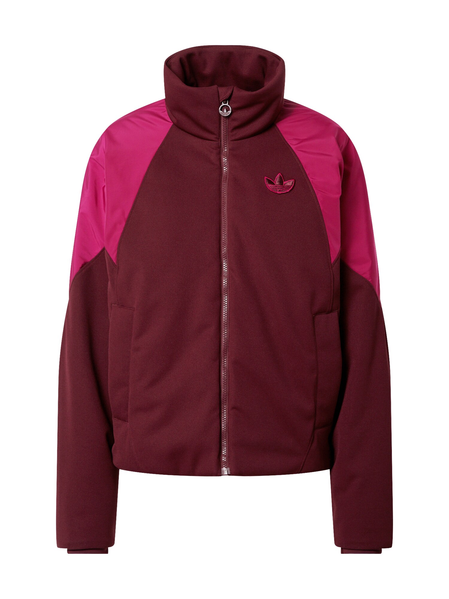 ADIDAS ORIGINALS Demisezoninė striukė  vyno raudona spalva / šviesiai raudona