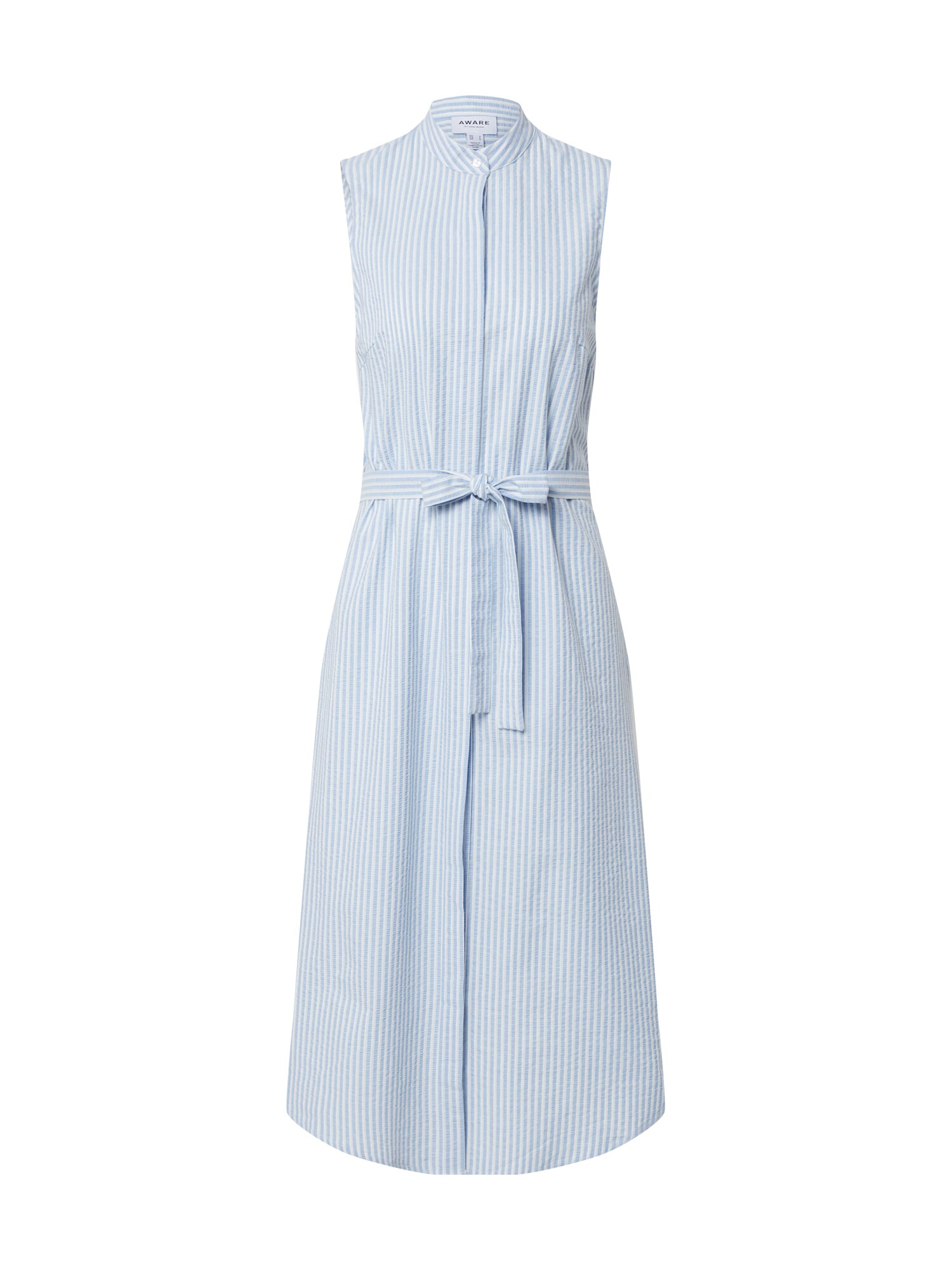 VERO MODA Palaidinės tipo suknelė 'LYNN'  mėlyna / balta