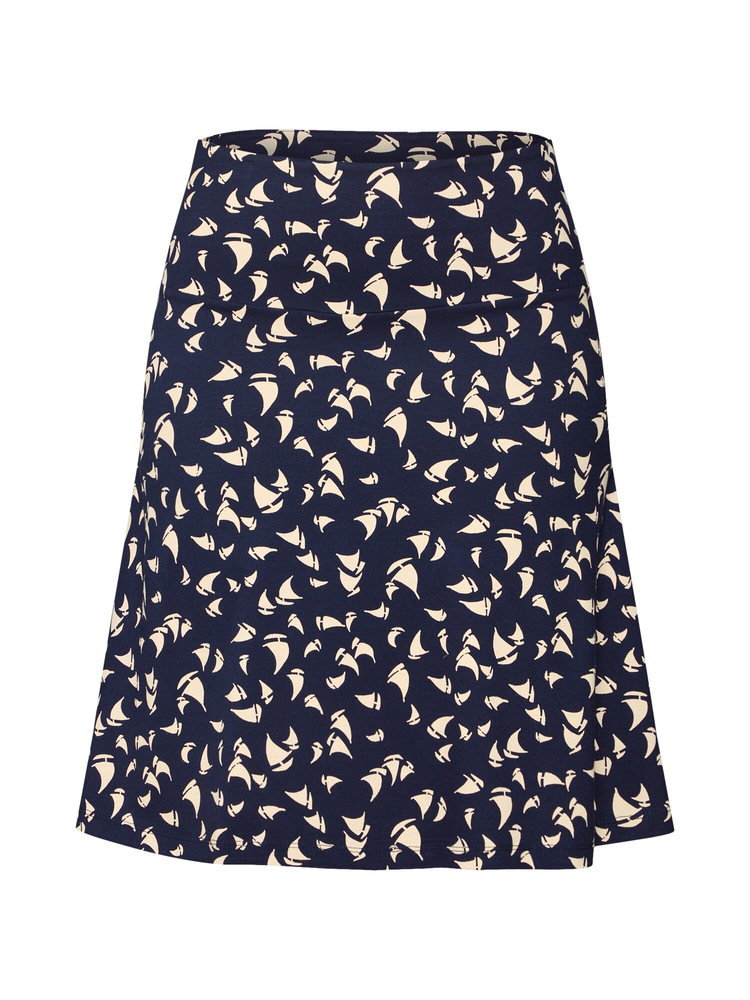 King Louie Dames Rok Border Beige Donkerblauw king louie kopen in de aanbieding