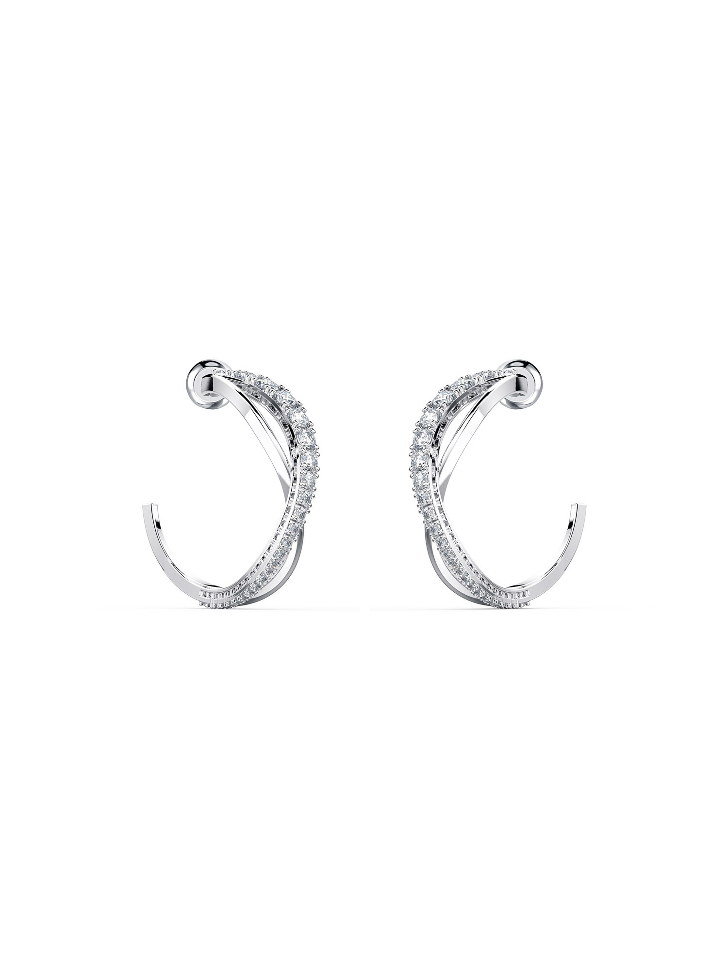 Swarovski Auskarai  skaidri spalva / sidabrinė