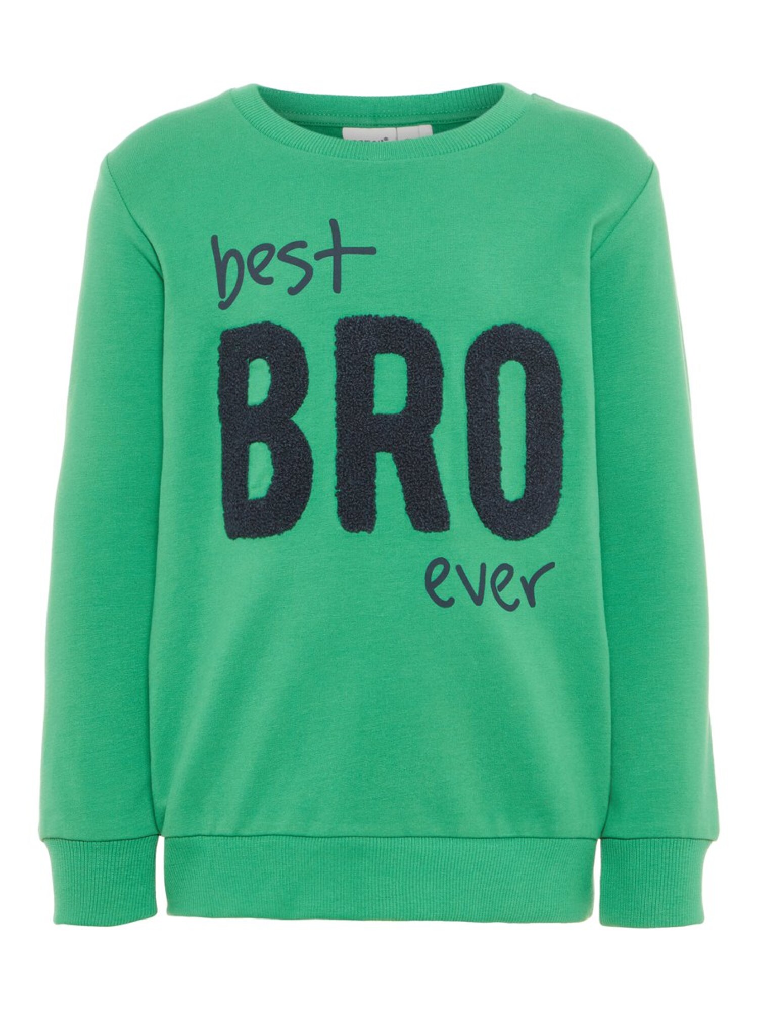 Name It Jongens Sweatshirt Nachtblauw Groen name it kopen in de aanbieding