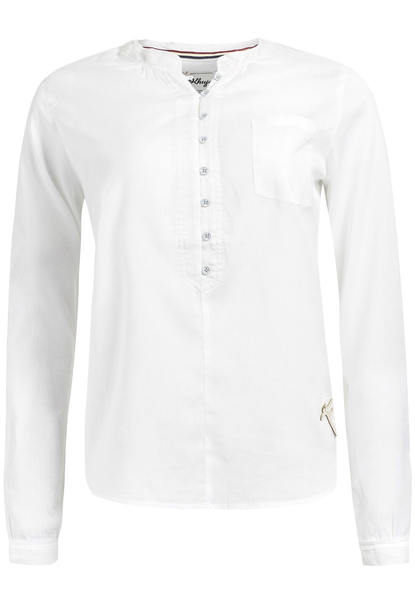 Khujo Dames Blouse Aloe Geel khujo kopen in de aanbieding