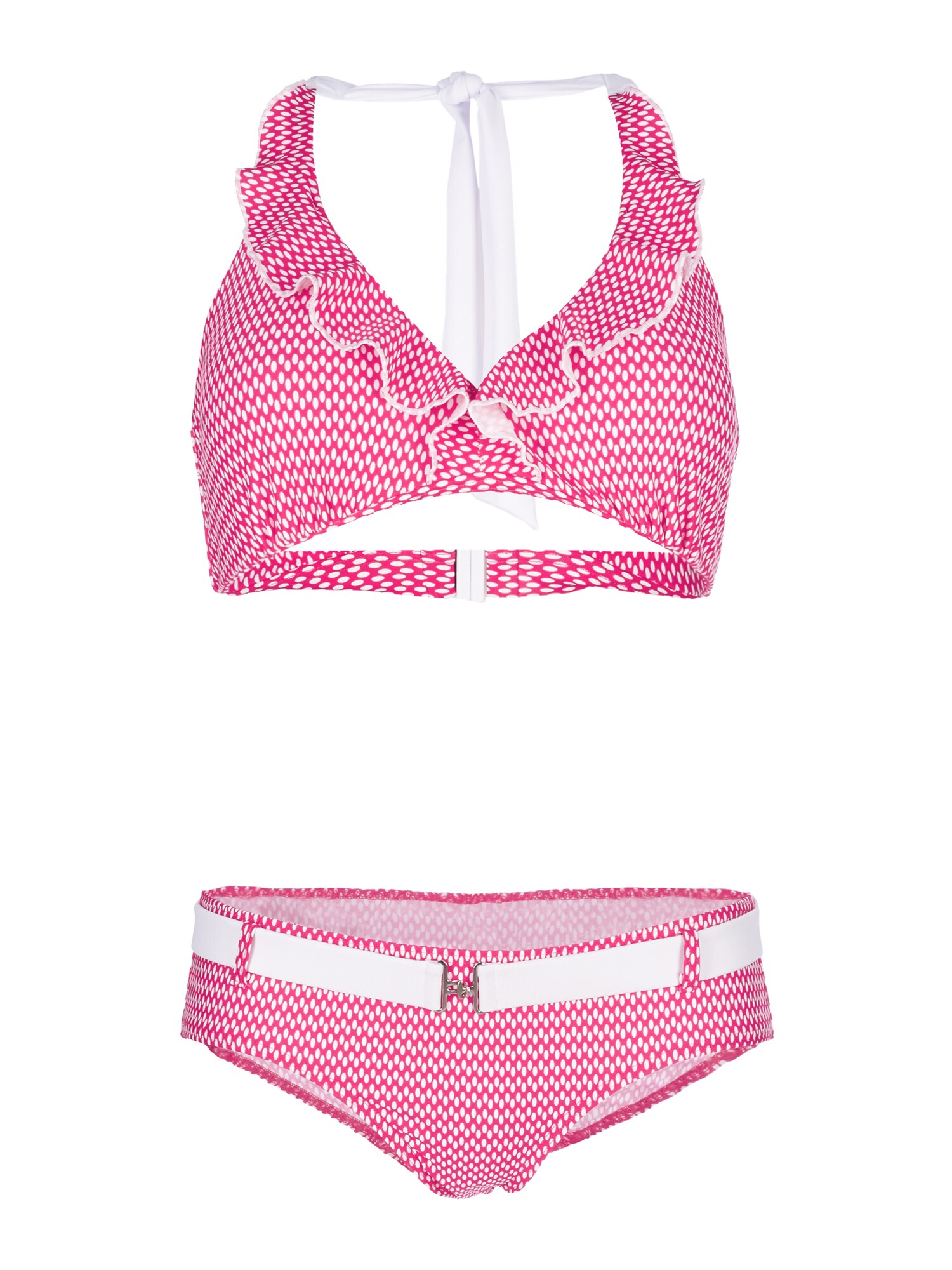 petit amour Bikiny 'CHARLENE'  červená / biela