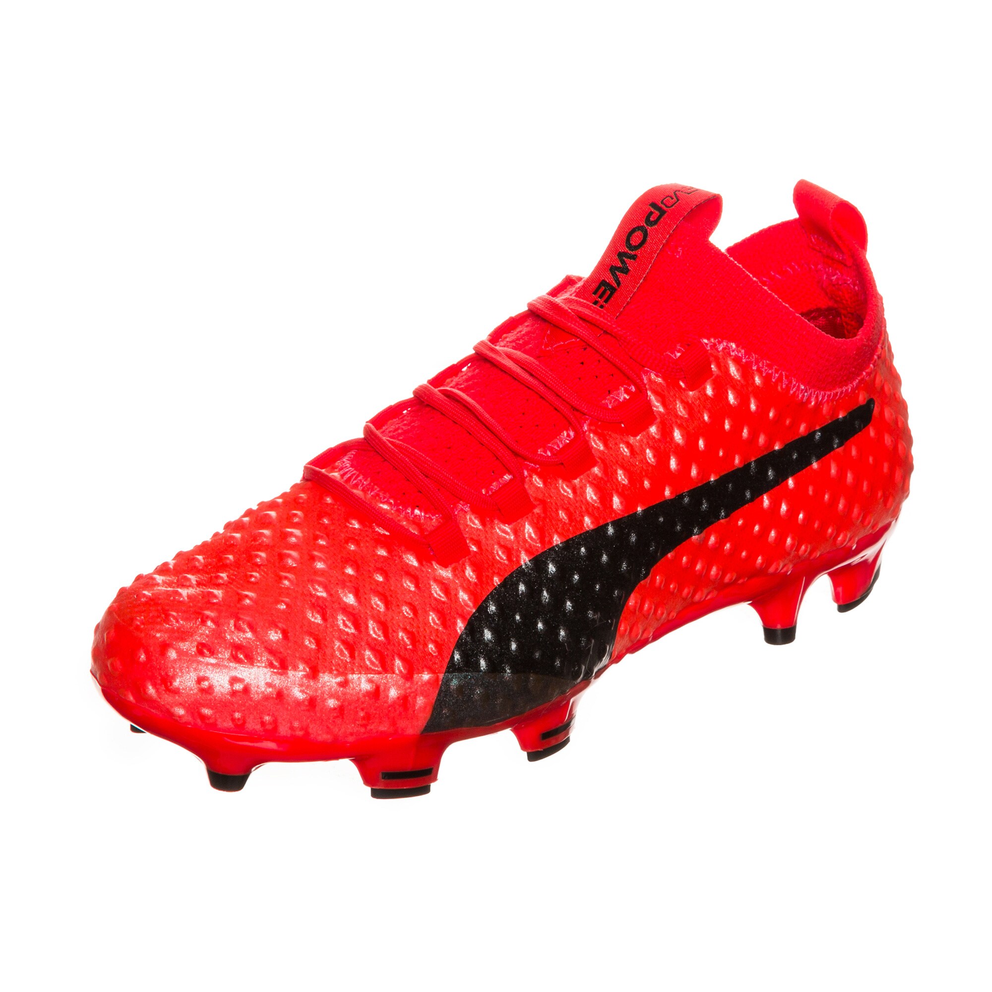 Puma Jongens Sportschoen Evopower Vigor 1 3D Fg Lichtrood Zwart puma kopen in de aanbieding