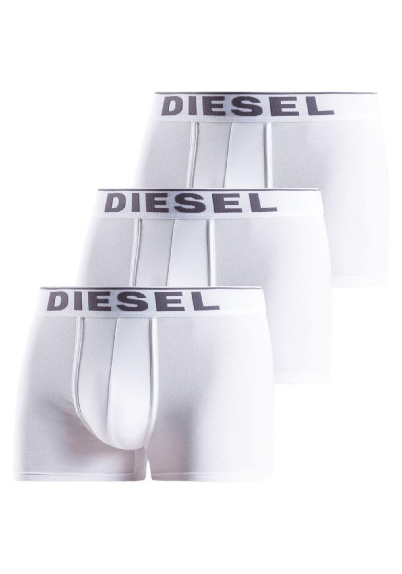 DIESEL Boxer trumpikės 'Damien'  tamsiai pilka / balta