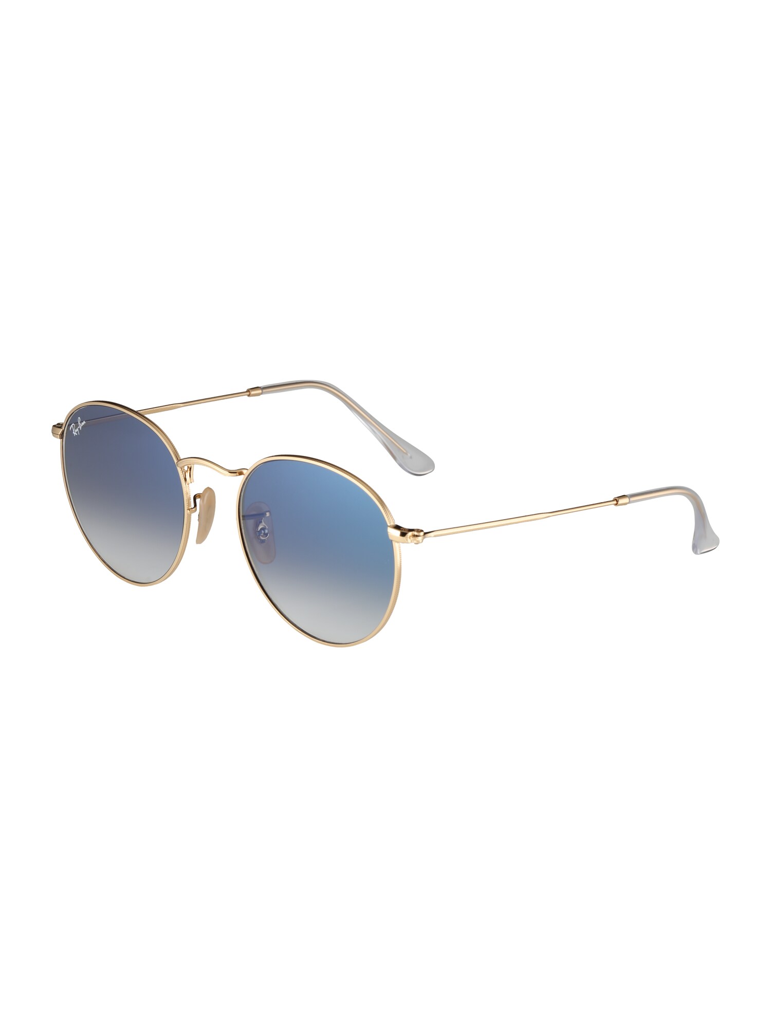 Ray-Ban Akiniai nuo saulės 'Round'  šviesiai mėlyna / auksas