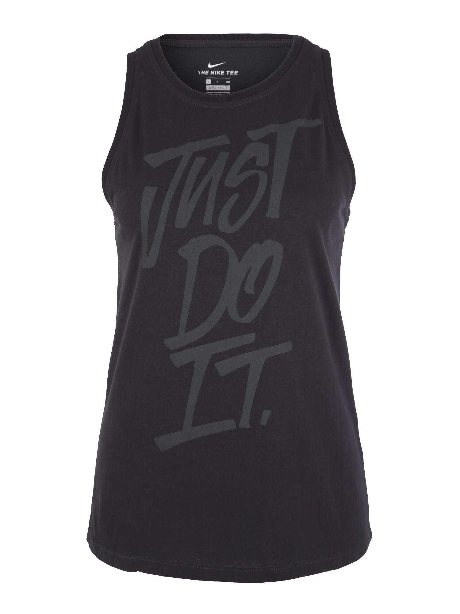 Nike Dames Sporttop W Nk Dry Tank Dfc Verbiage Zwart nike kopen in de aanbieding