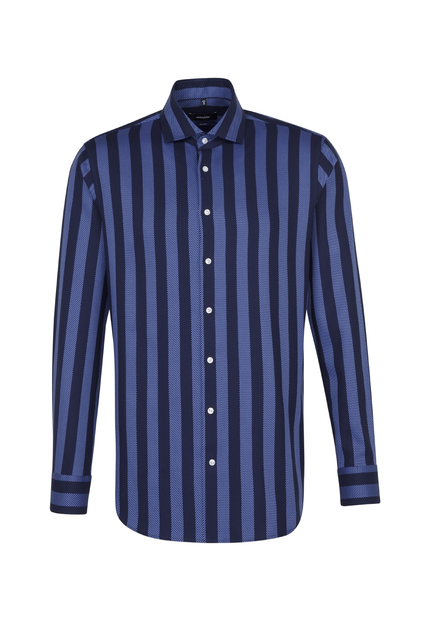 Seidensticker Heren Zakelijk Overhemd Tailored Blauw Nachtblauw seidensticker kopen in de aanbieding