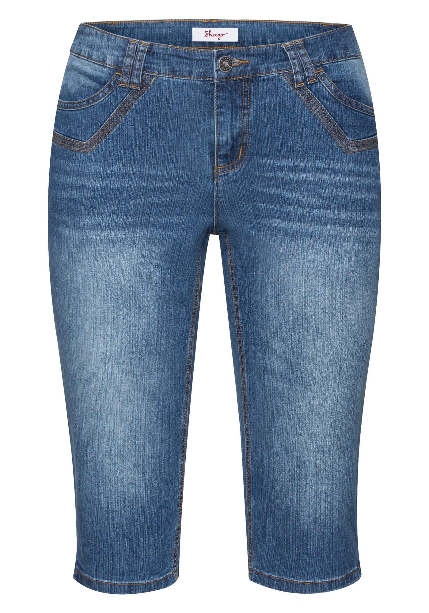 SHEEGO Džínsy  modrá denim