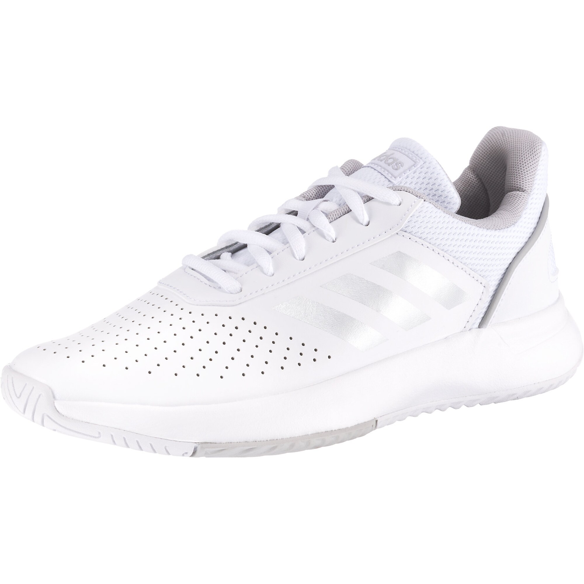 ADIDAS PERFORMANCE Sportiniai batai 'Courtsmash'  balta / pilka