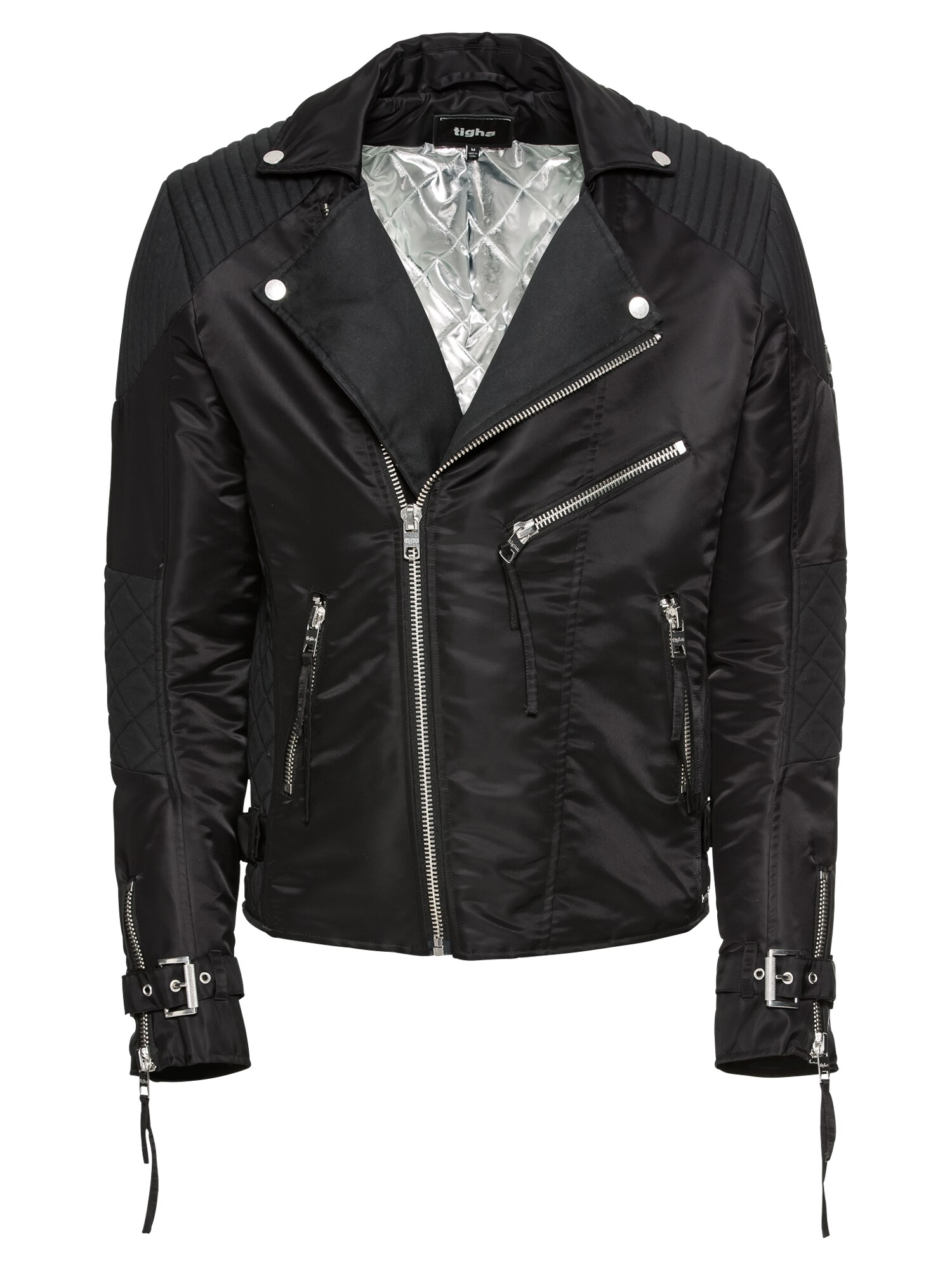 Tigha Heren Tussenjas Burk Zwart tigha kopen in de aanbieding