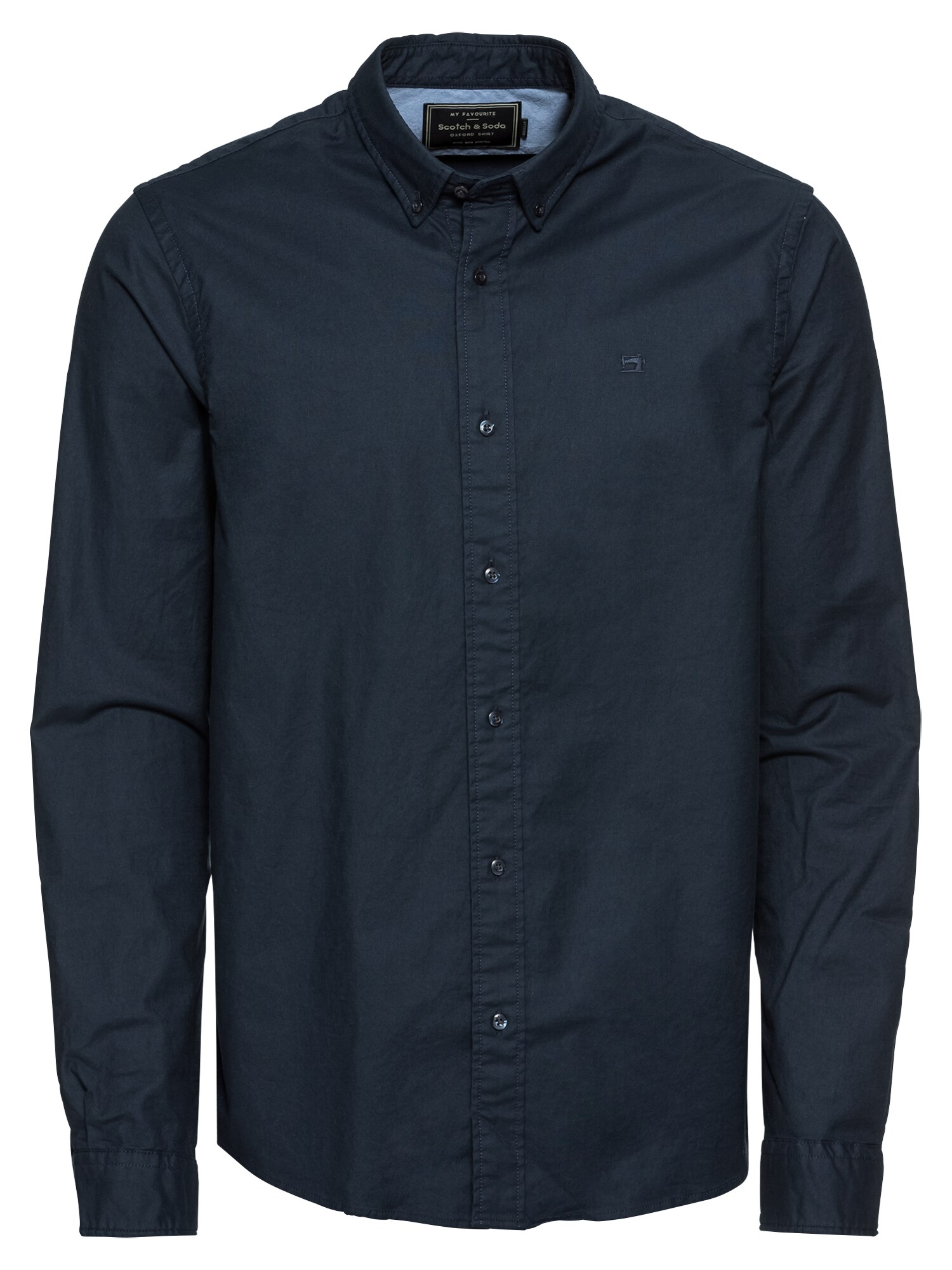 SCOTCH & SODA Dalykiniai marškiniai 'NOS Shirt with contrast details'  nakties mėlyna