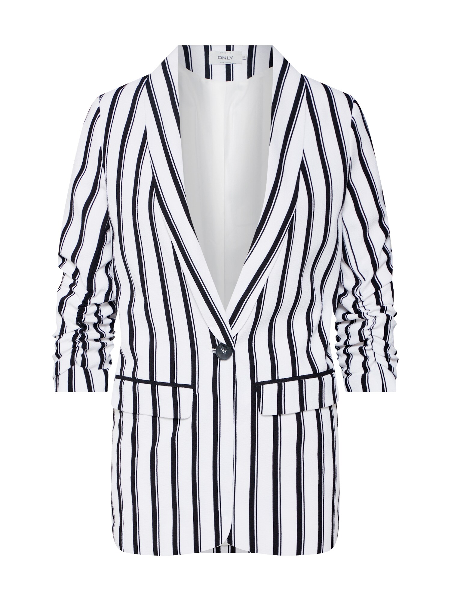 Only Dames Blazers Onlpiper Zwart Wit only kopen in de aanbieding