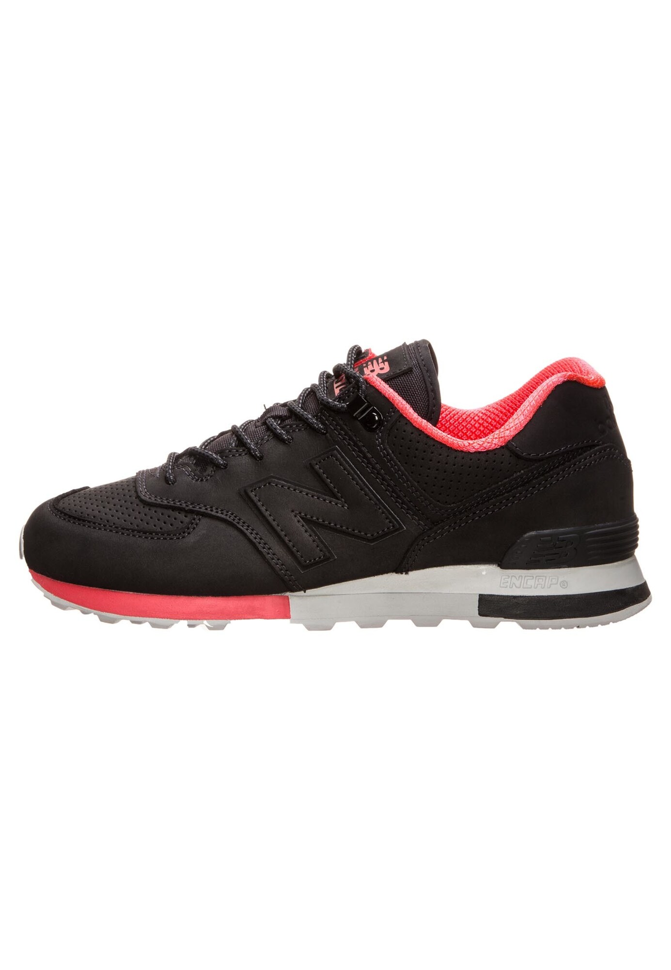 New Balance Heren Sneakers Laag Ml574 Enc D Lichtrood Zwart new balance kopen in de aanbieding