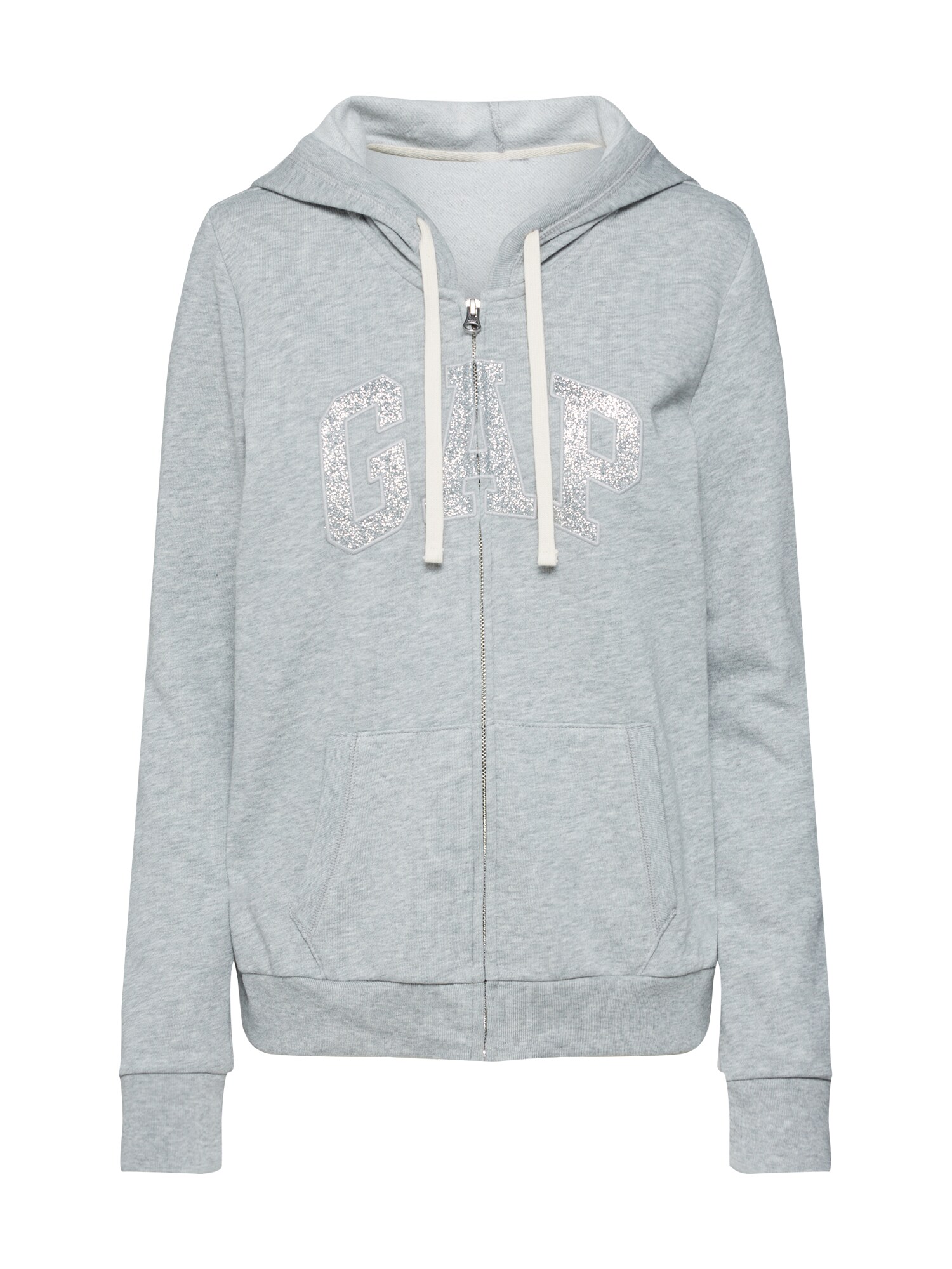 Gap Dames Sweatvest Lichtgrijs gap kopen in de aanbieding