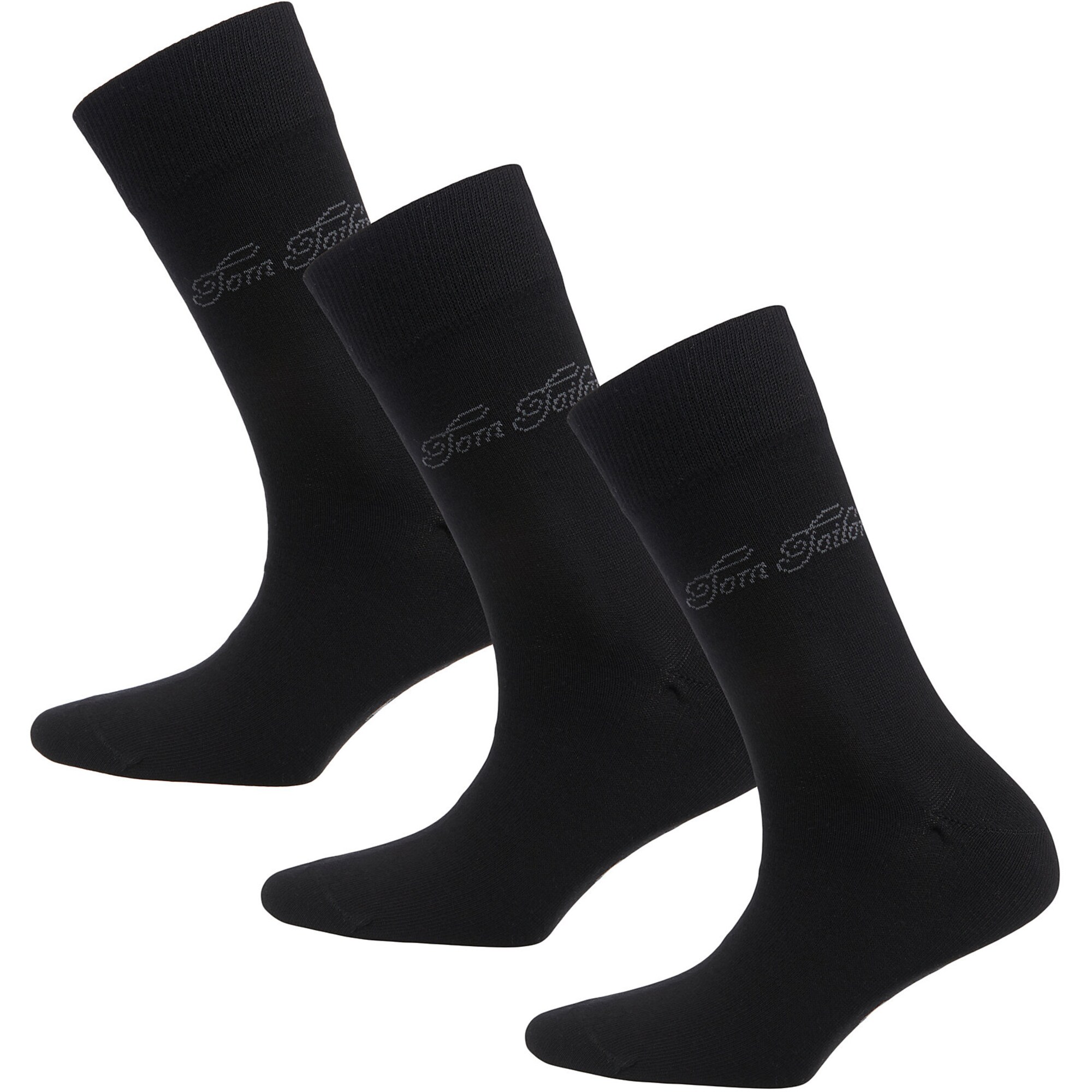 TOM TAILOR Calcetines  gris / negro