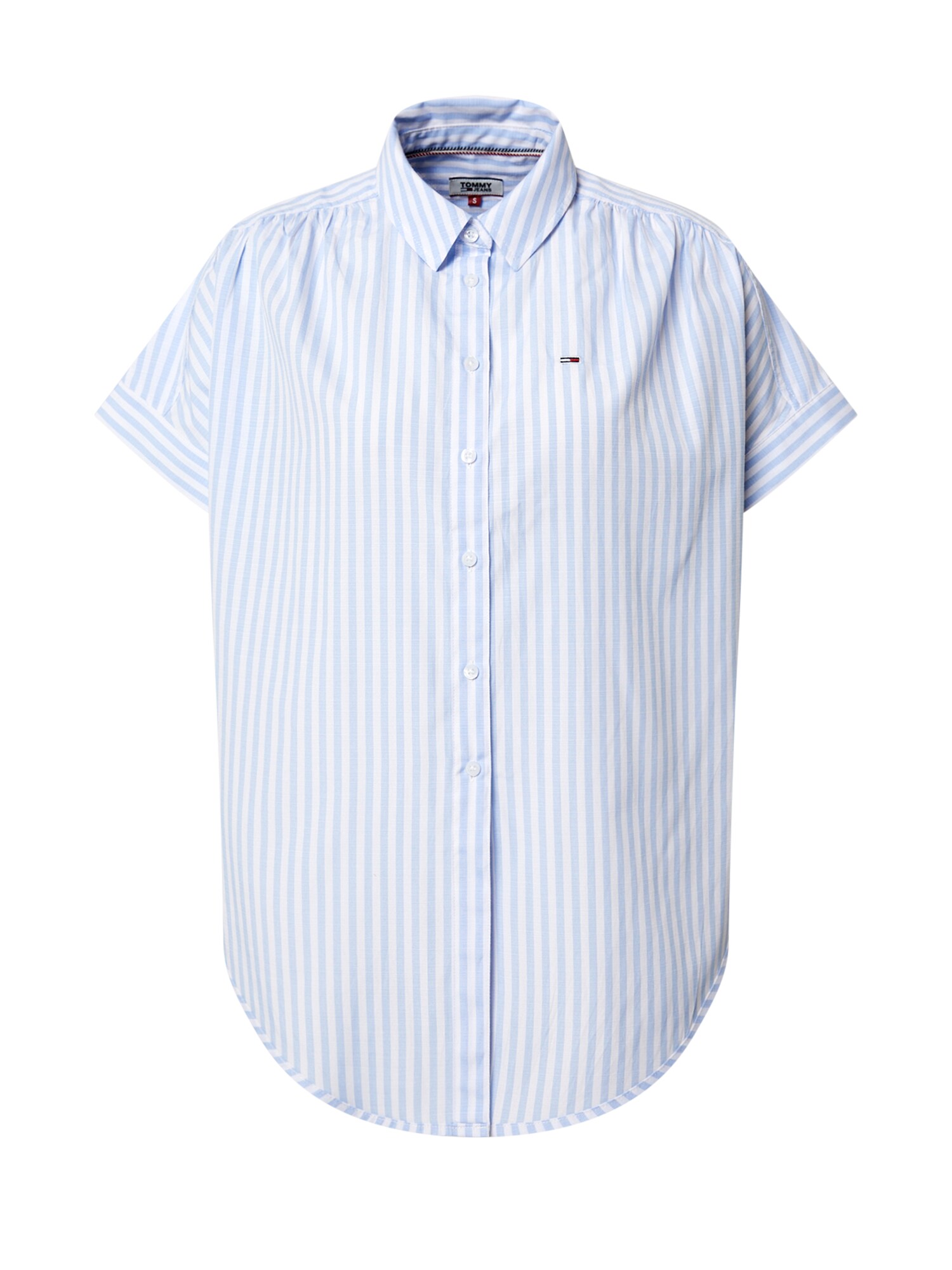 Tommy Jeans Palaidinė  balta / pastelinė mėlyna