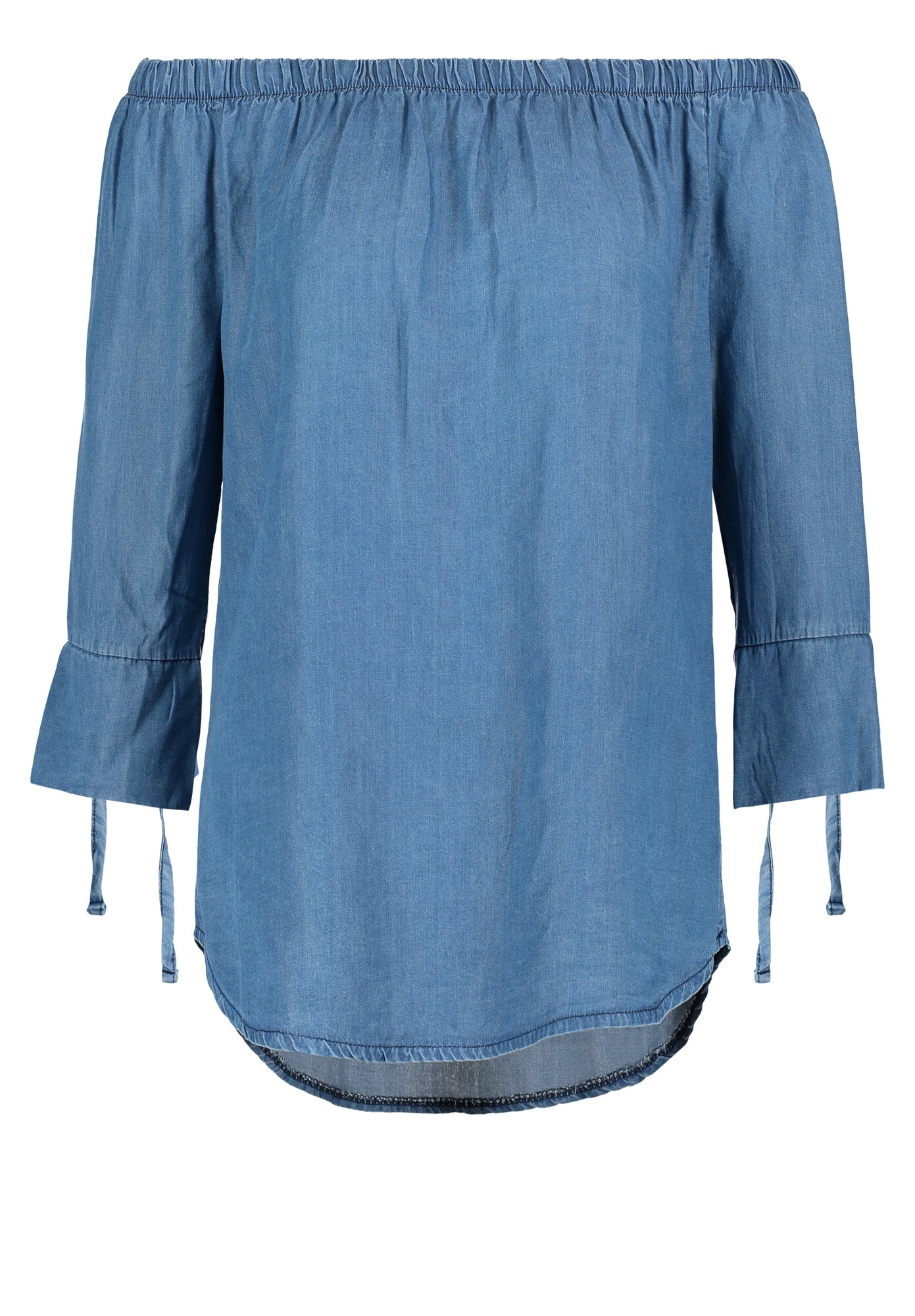 Cartoon Dames Blouse Blauw Denim cartoon kopen in de aanbieding