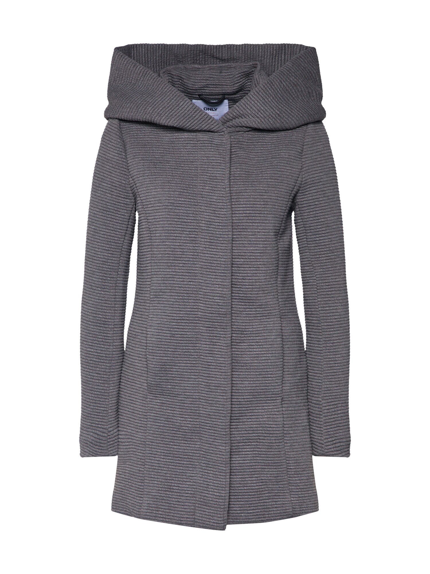 Only Dames Tussenmantel Sedona Grijs Gemeleerd only kopen in de aanbieding