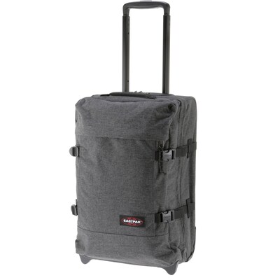 EASTPAK Carrito 'TRANVERZ S'  gris / negro moteado