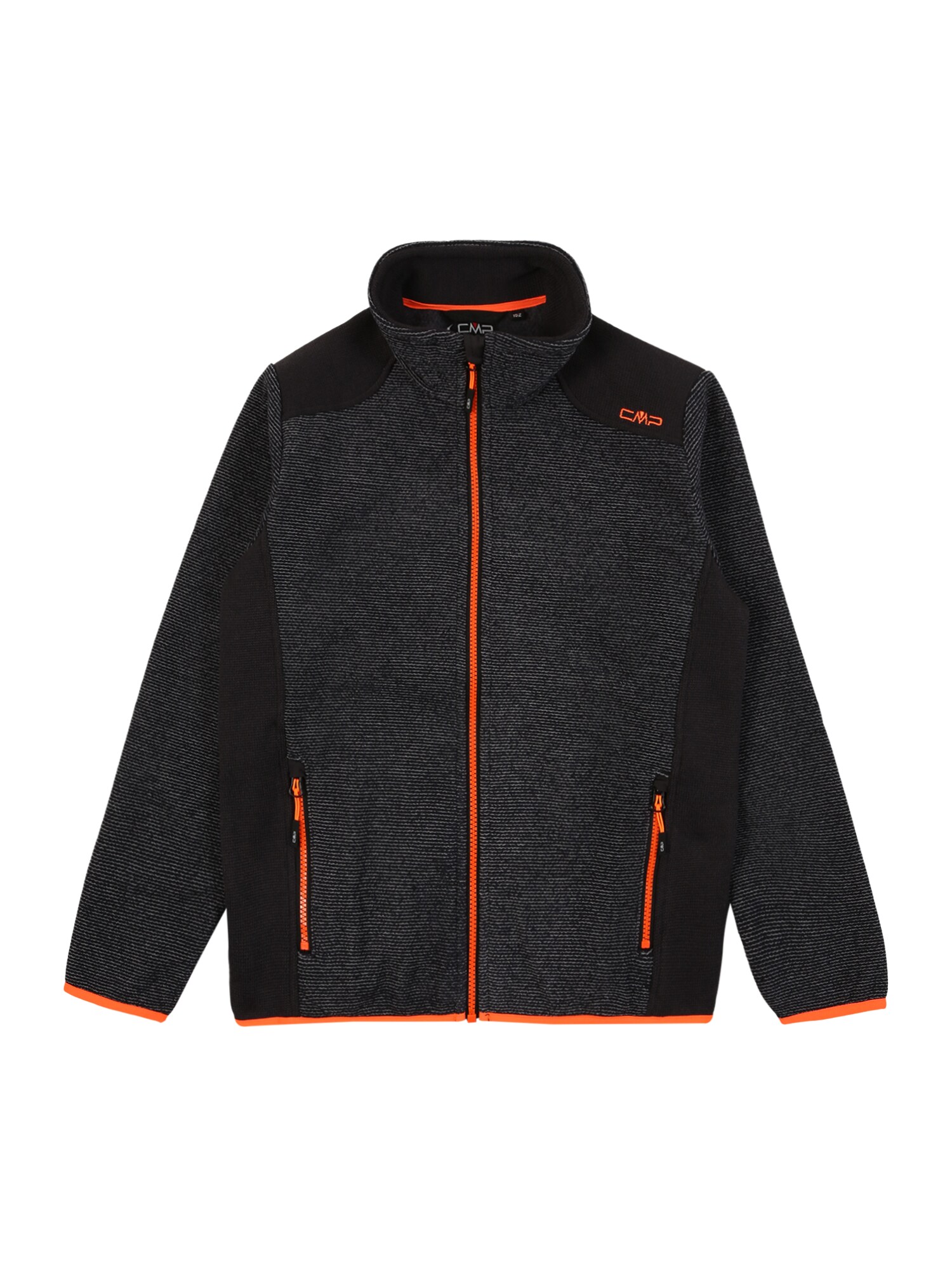 CMP Funkcinis flisinis džemperis  antracito / neoninė oranžinė