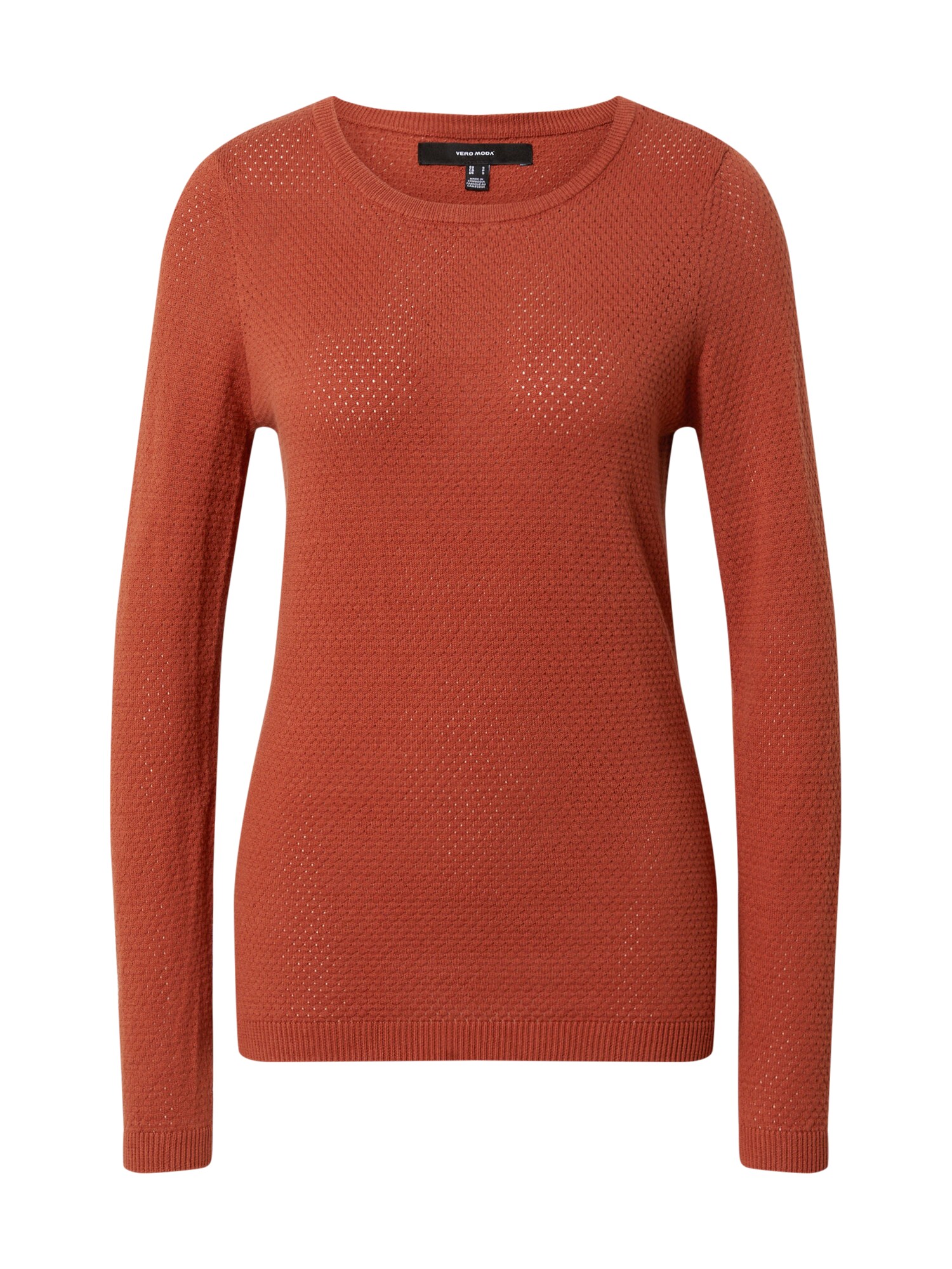 VERO MODA Megztinis 'Minnie'  oranžinė-raudona