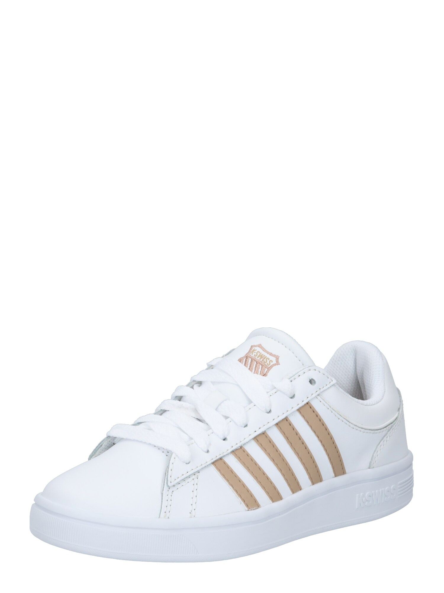 K-SWISS Sportbačiai be auliuko 'Court Winston'  šviesiai ruda / balta