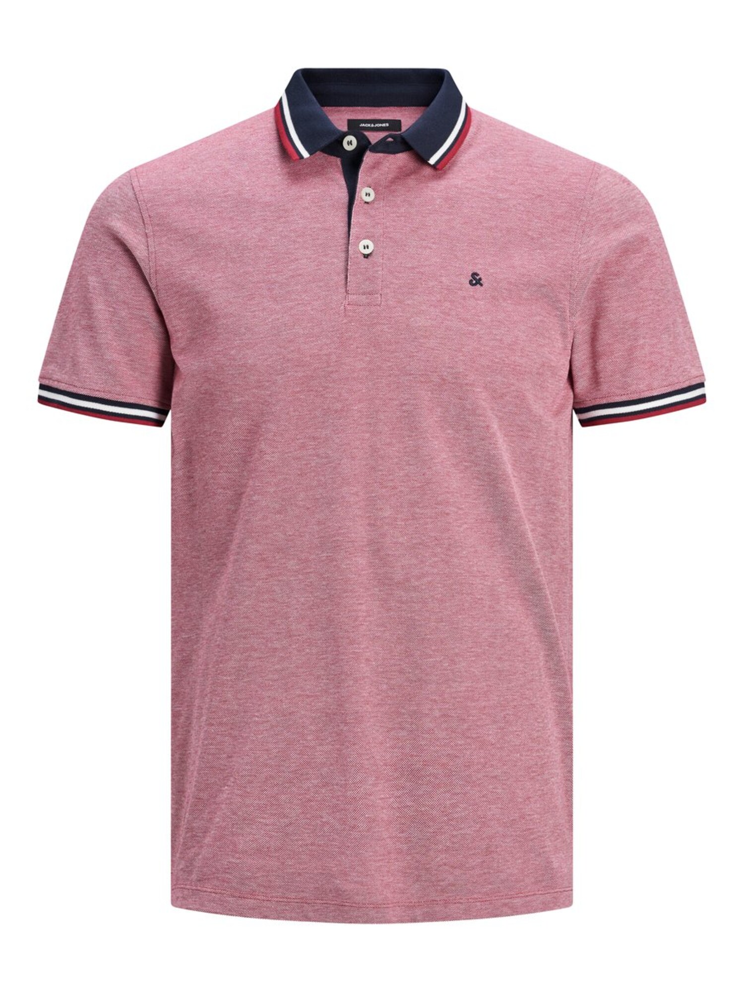 JACK & JONES Marškinėliai  margai raudona