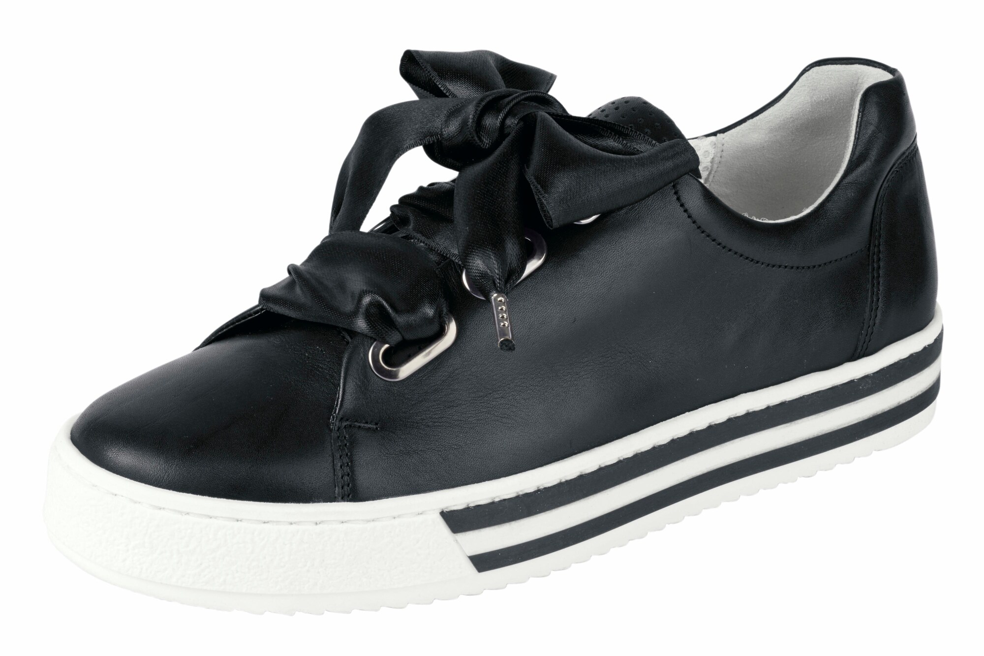 GABOR Sportinio stiliaus batai su raišteliais  juoda