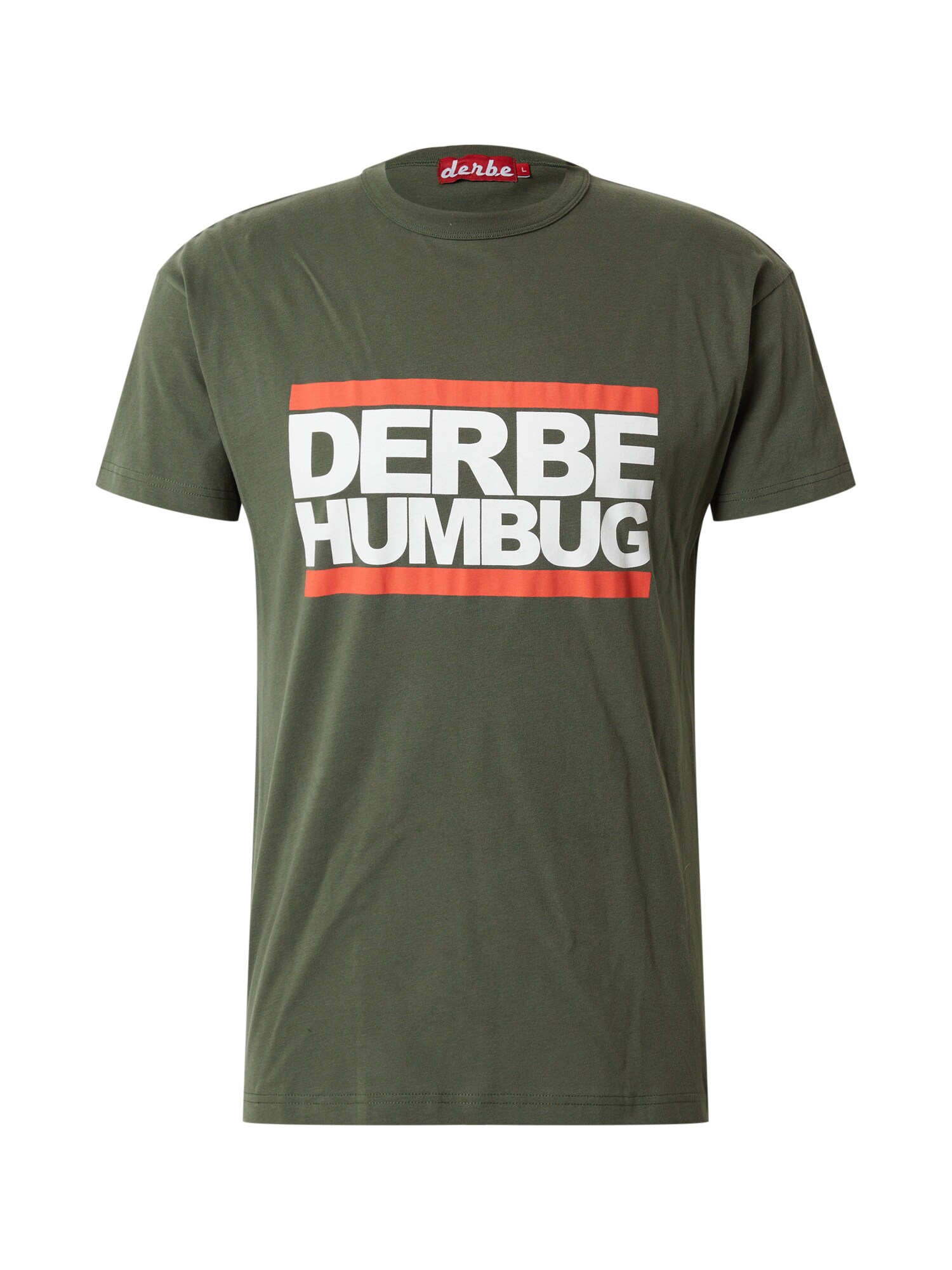 Derbe Marškinėliai 'Humbug Tee Boys'  alyvuogių spalva