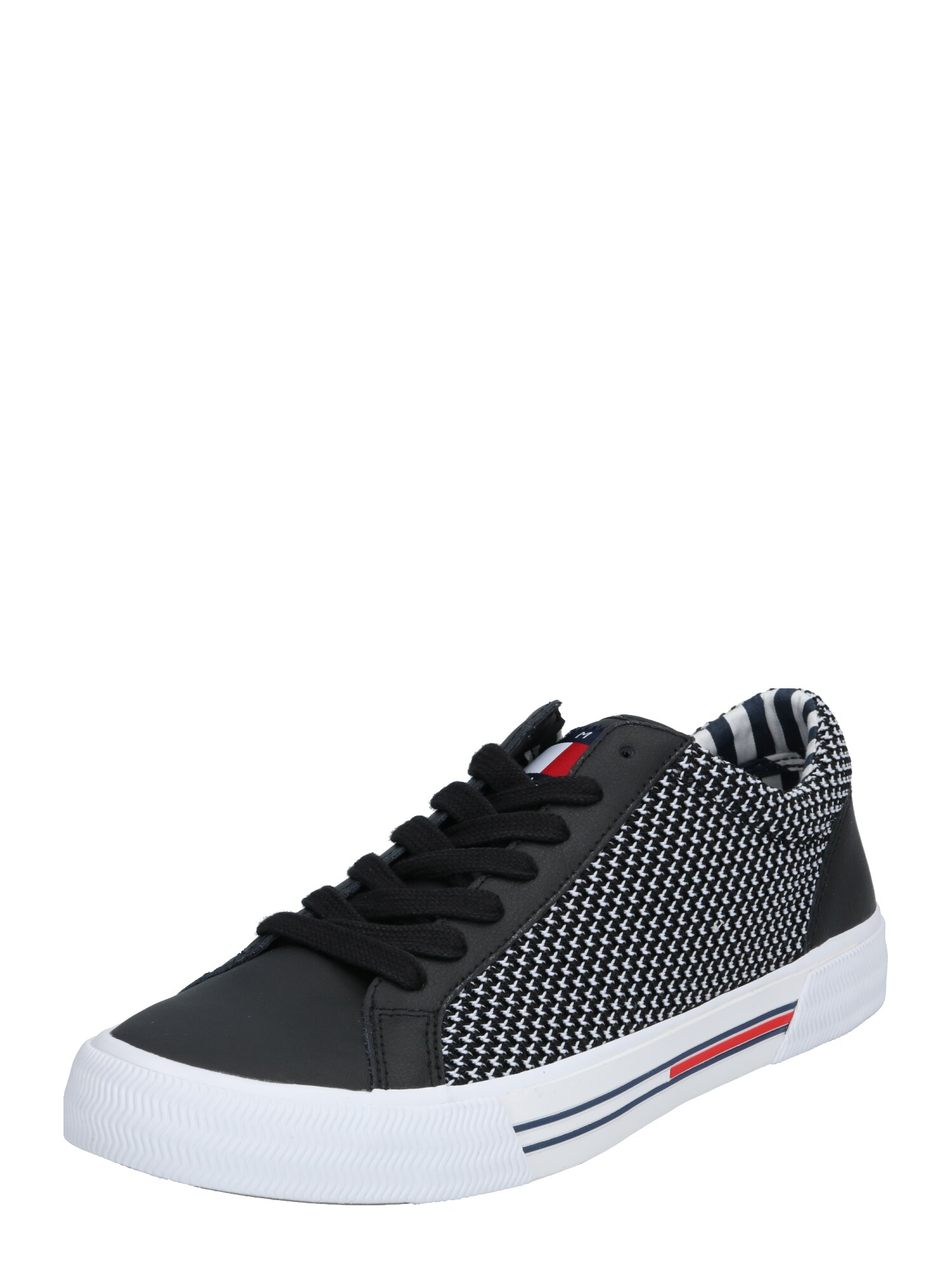 Tommy Jeans Sportbačiai be auliuko 'City'  balta / juoda