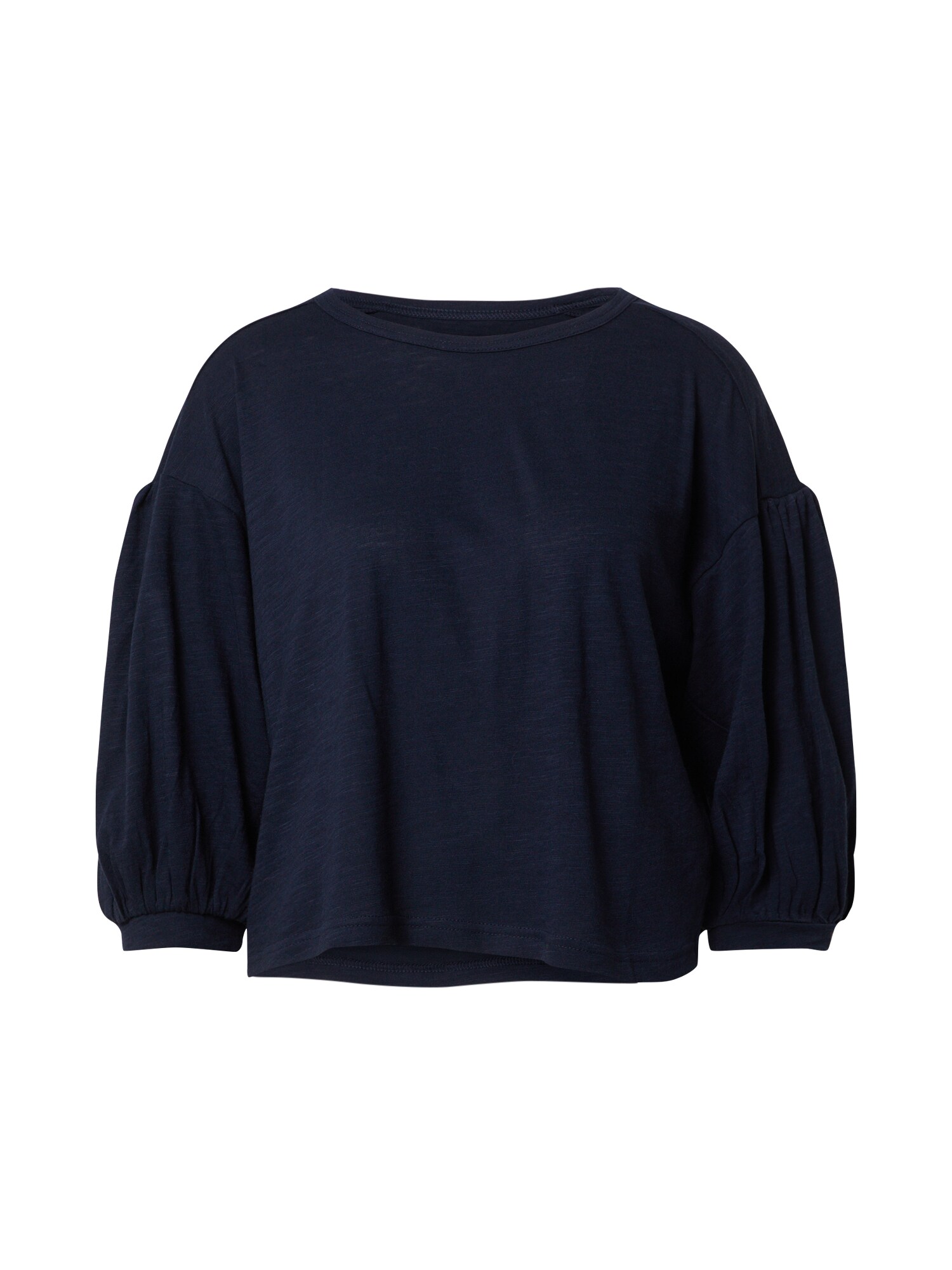 Banana Republic Marškinėliai 'LS BALLOON SLEEVE COZY SLUB TOP'  tamsiai mėlyna