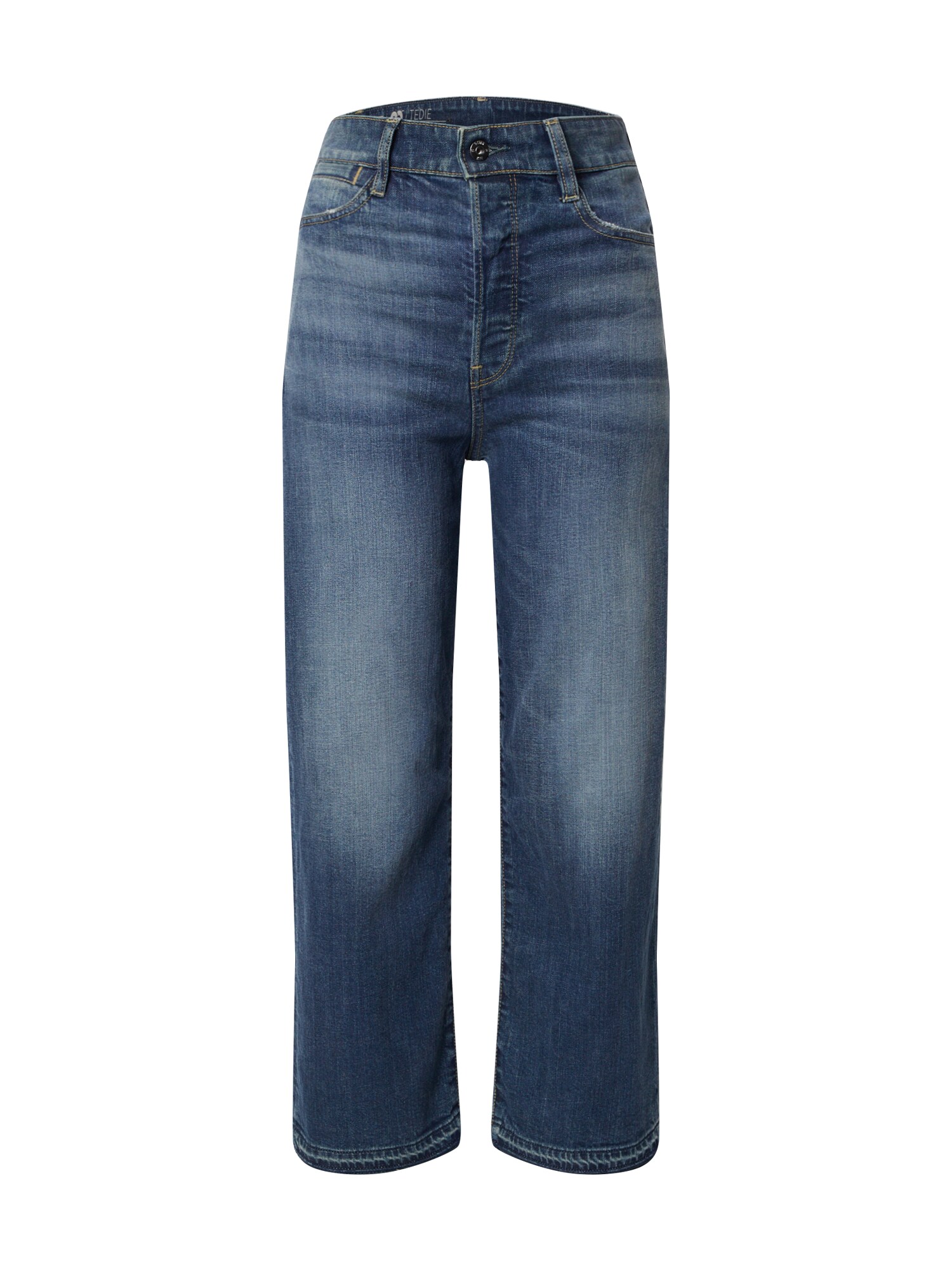 G-Star RAW Džinsai 'Tedie Ultra High Straight RP Ankle'  tamsiai (džinso) mėlyna