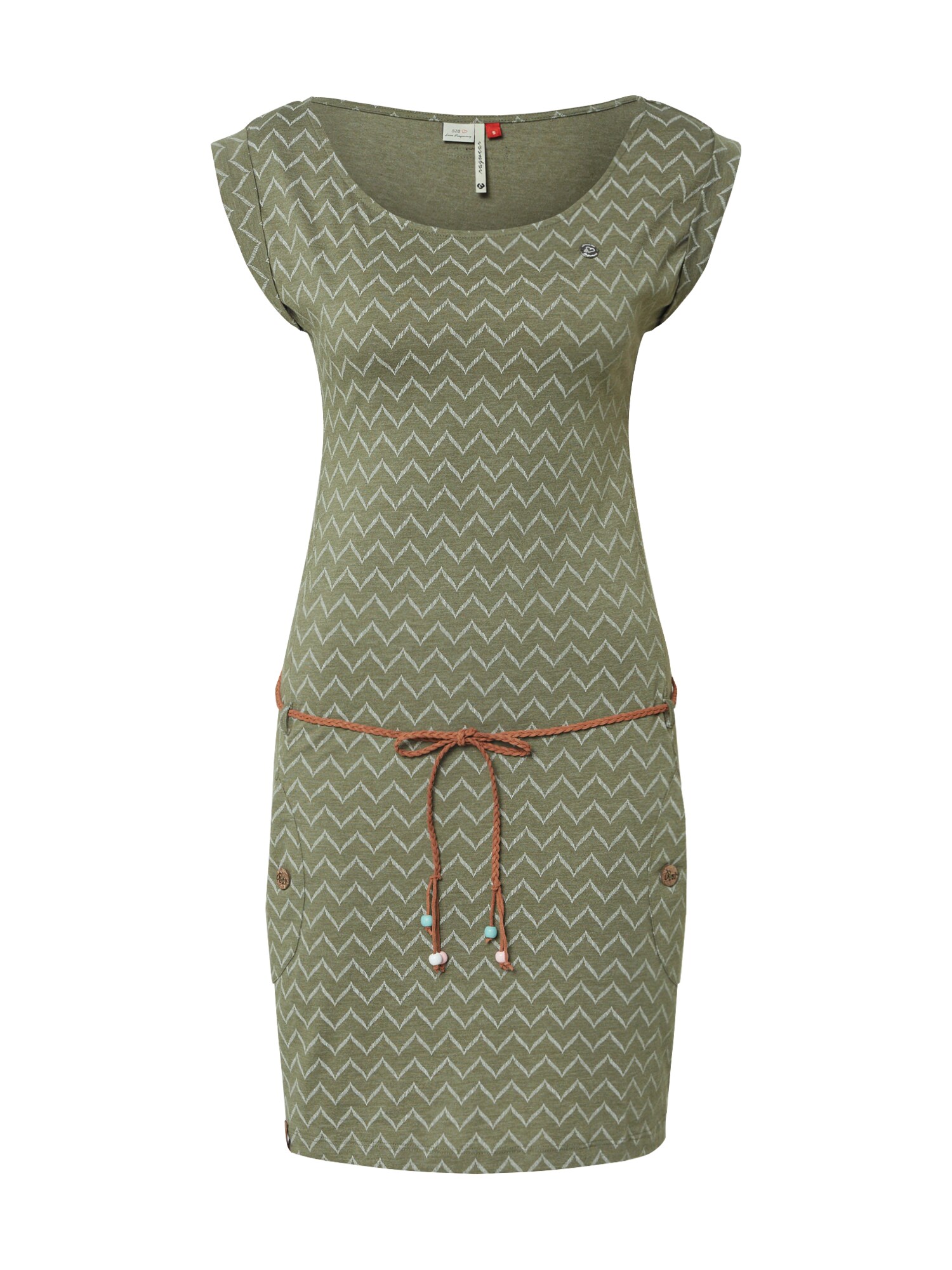 Ragwear Rochie De Vara  Oliv / Alb Murdar