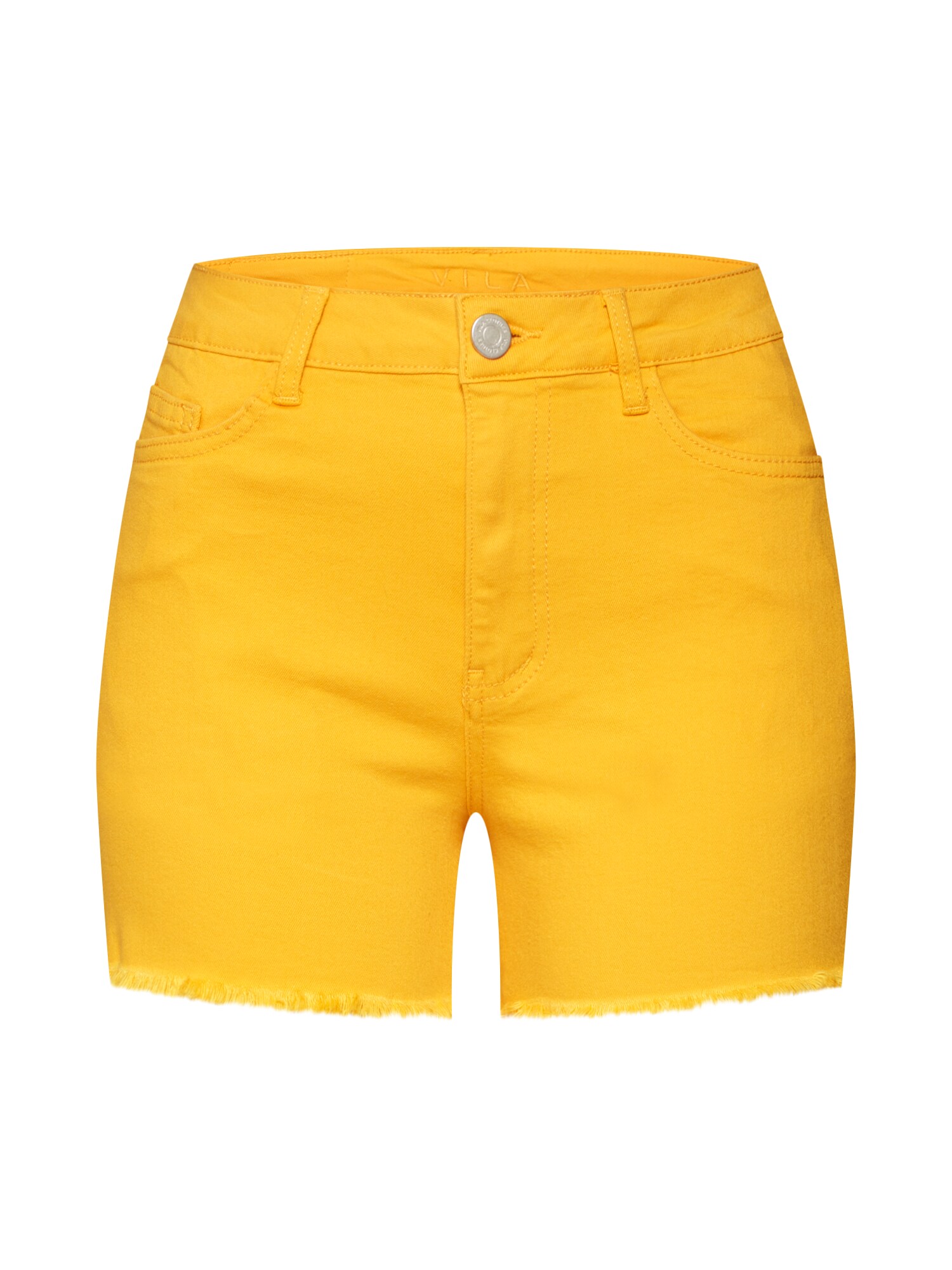 Vila Dames Jeans Geel vila kopen in de aanbieding