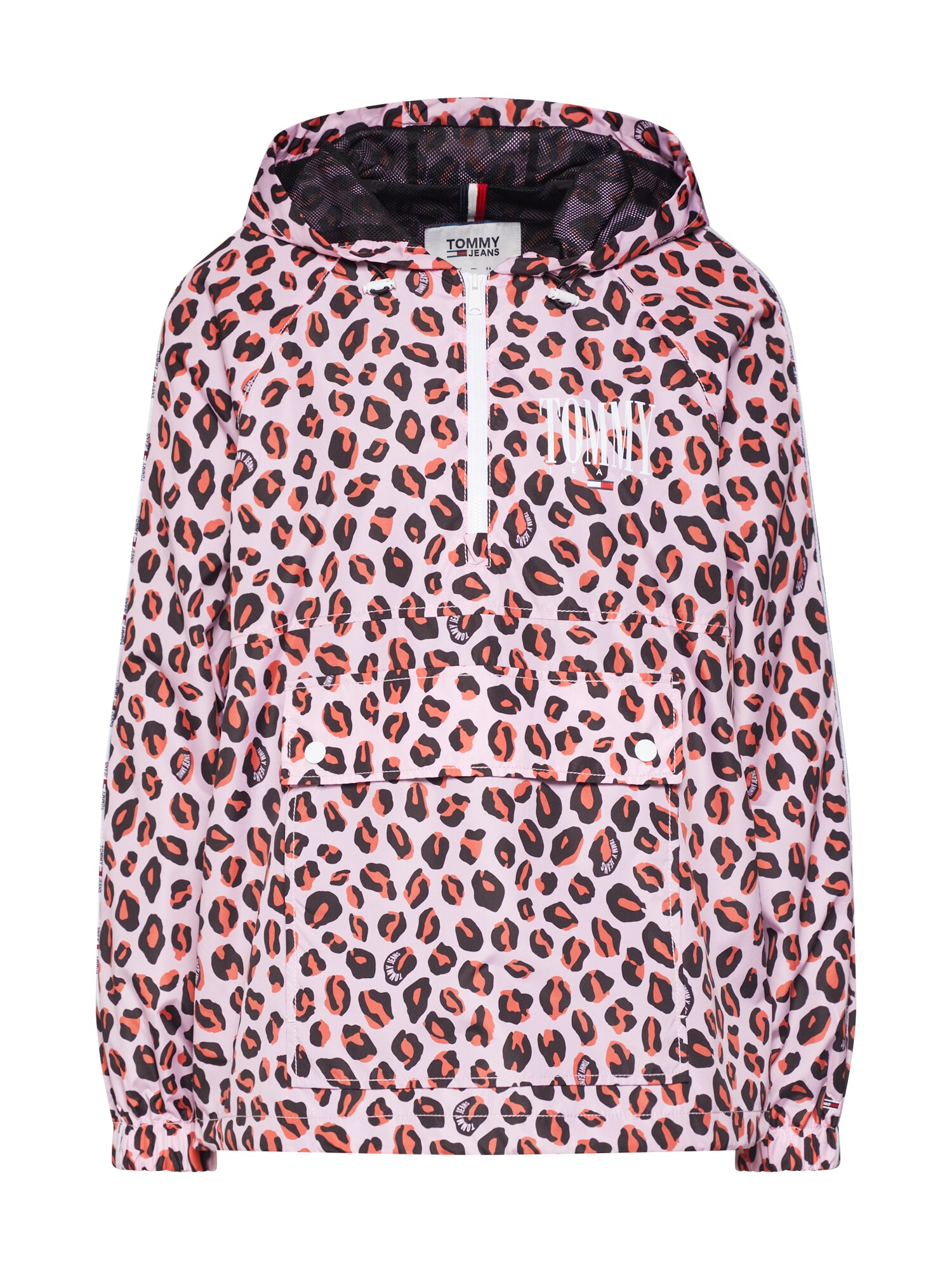 Tommy Jeans Dames Tussenjas Print Piping Gemengde Kleuren Rosa Wit tommy jeans kopen in de aanbieding