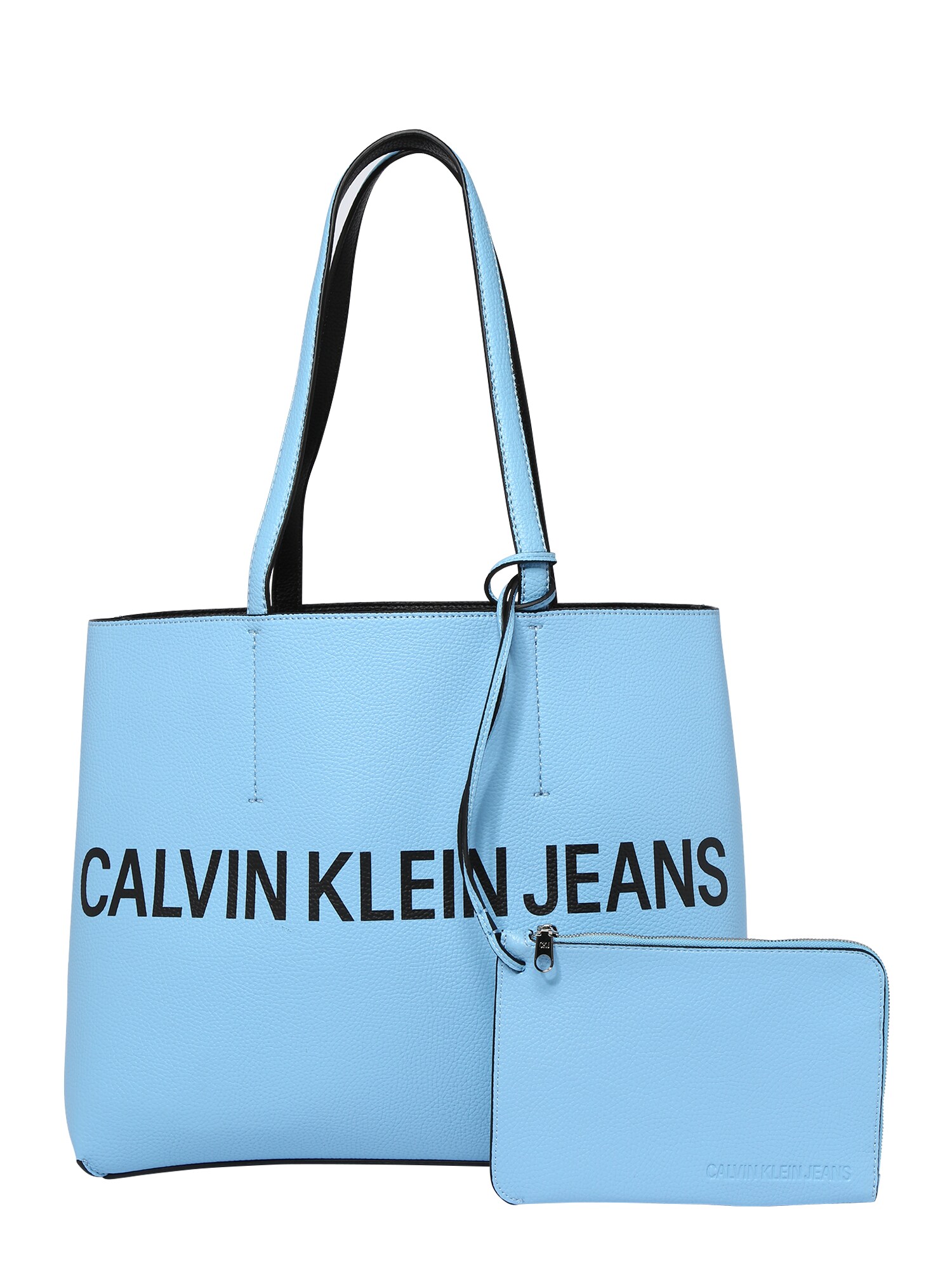 Calvin Klein Jeans Dames Shopper Reversible Tote 29 Lichtblauw calvin klein jeans kopen in de aanbieding
