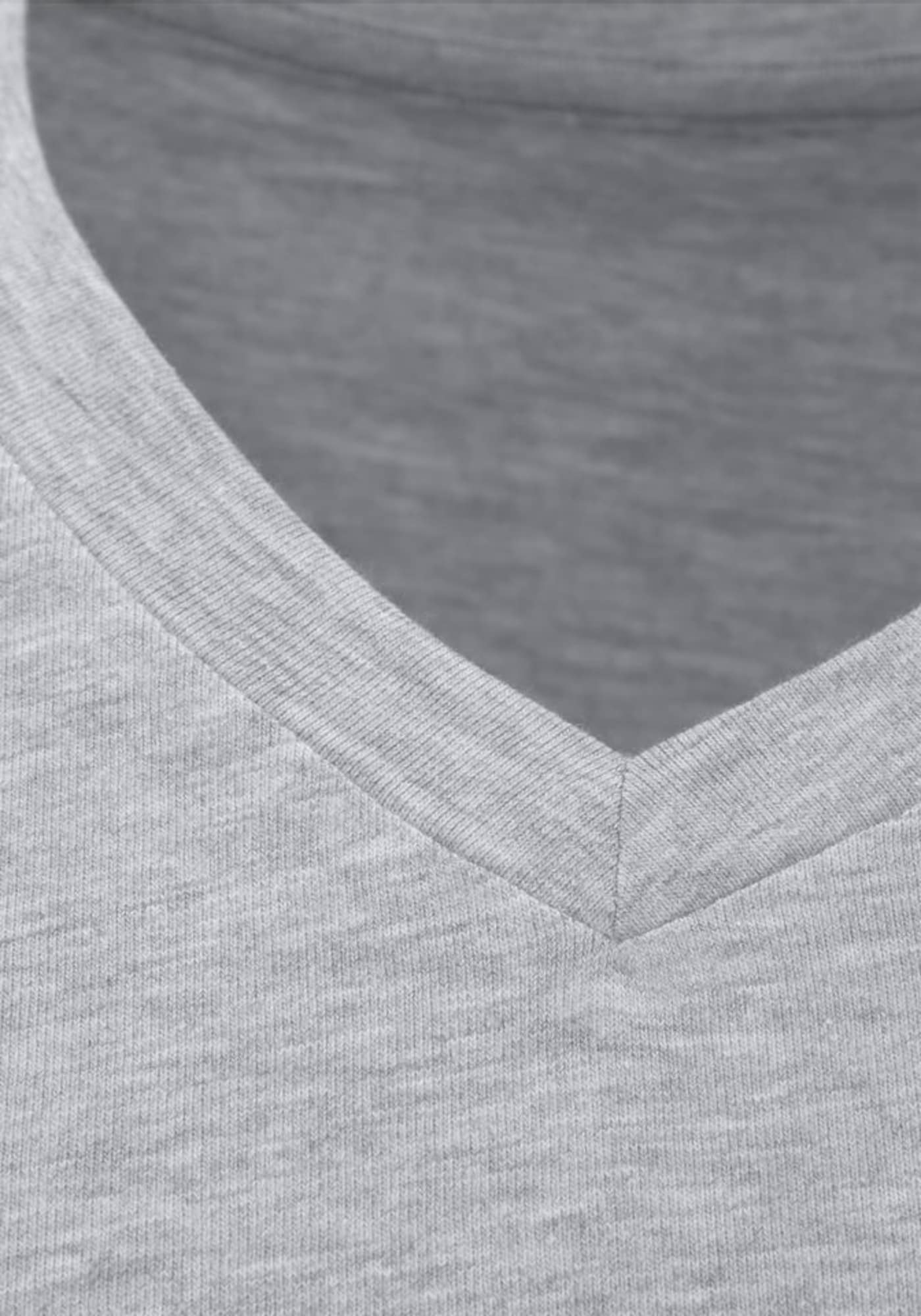 BRUNO BANANI T-Shirt  gris chiné / noir / blanc