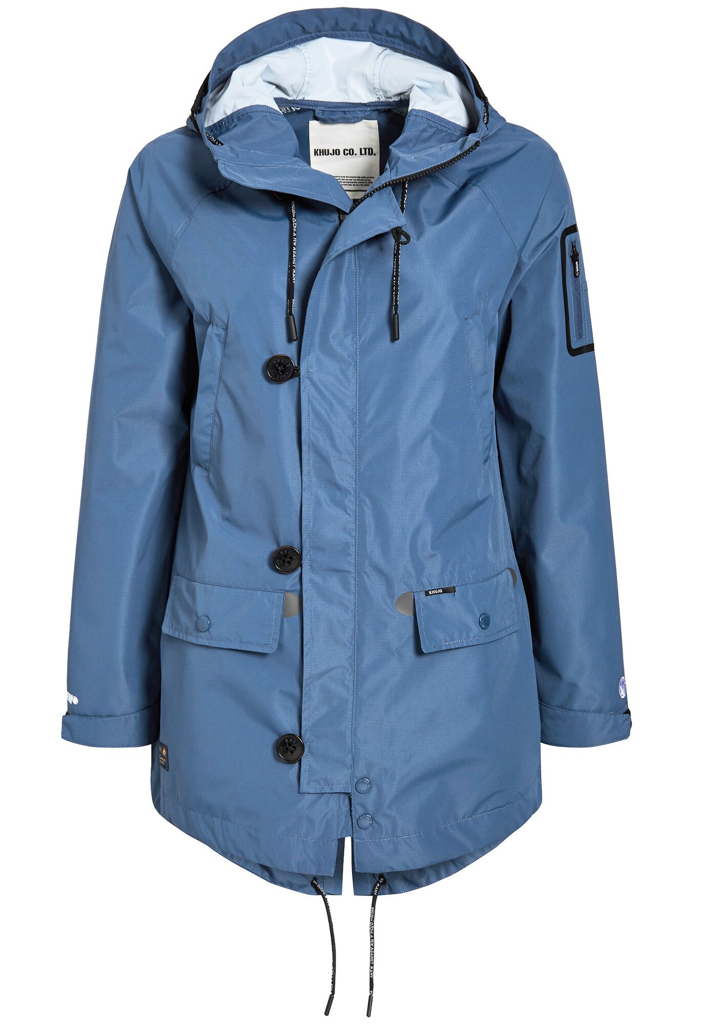 Khujo Dames Tussenparka Alisea Smoky Blue khujo kopen in de aanbieding