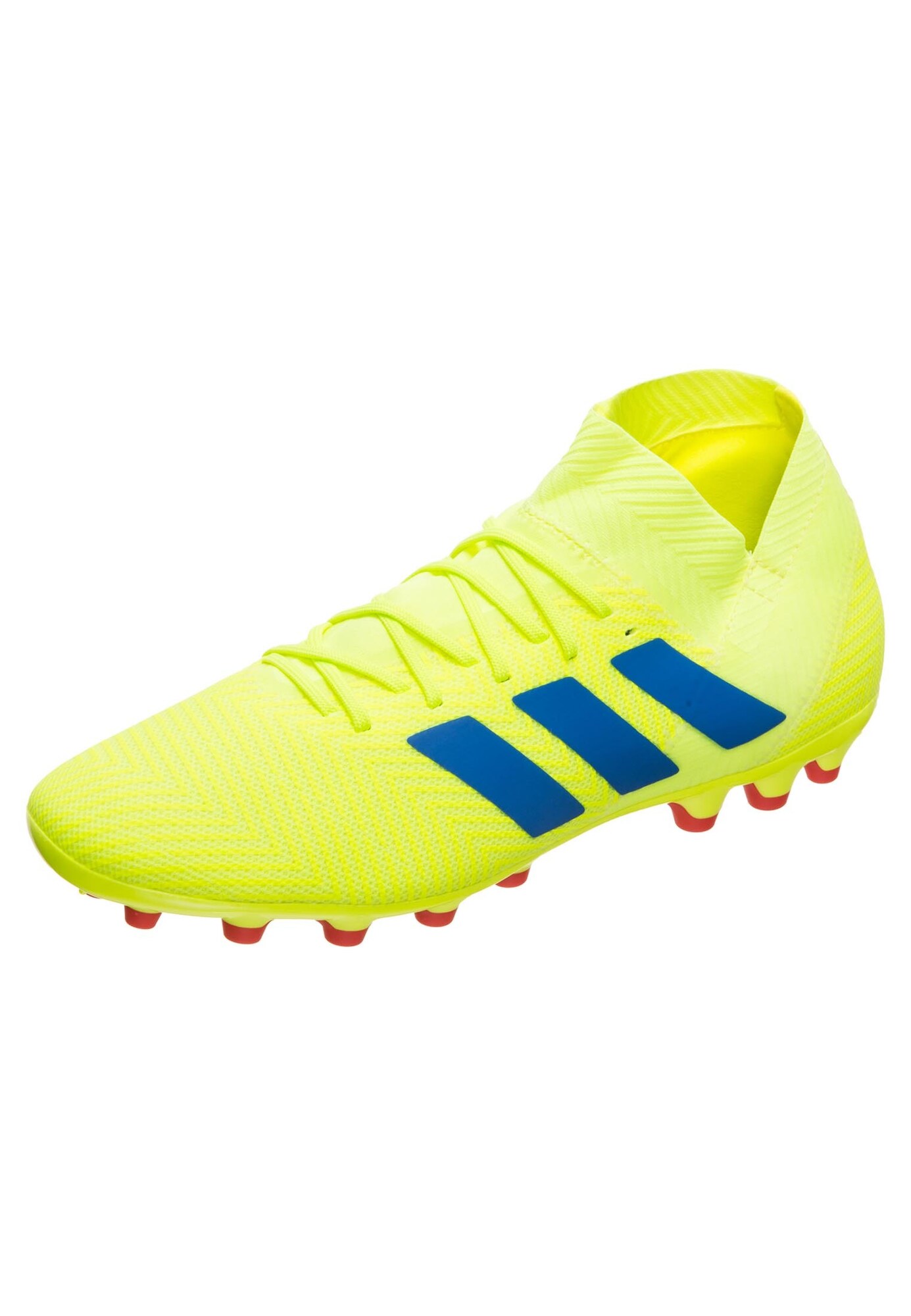 Adidas Performance Heren Voetbalschoen Nemeziz 183 Ag Blauw Neongeel adidas performance kopen in de aanbieding