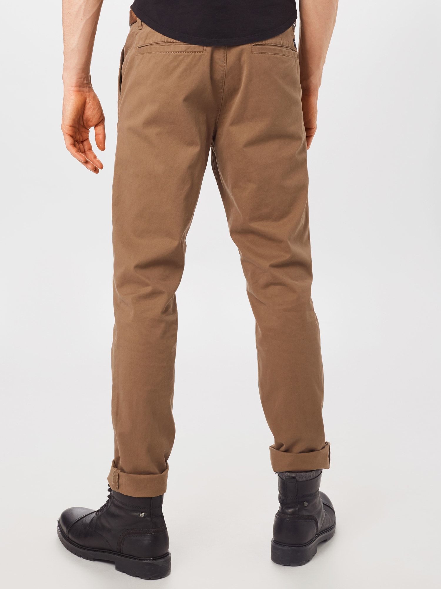 TOM TAILOR DENIM Chino nohavice svetlohnedá (obrázok 3)